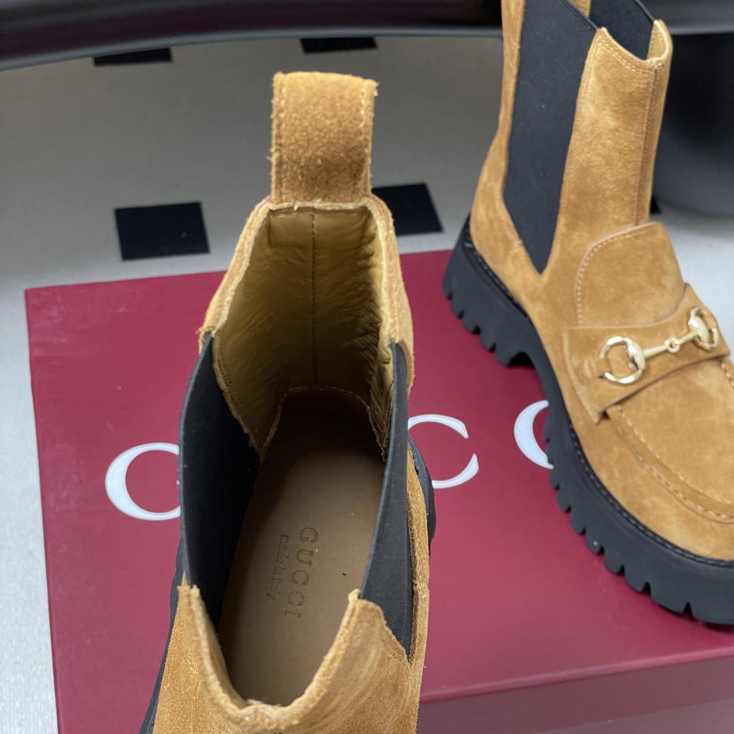 Gucci Women's Ankle Boot With Horsebit - DopestKickz