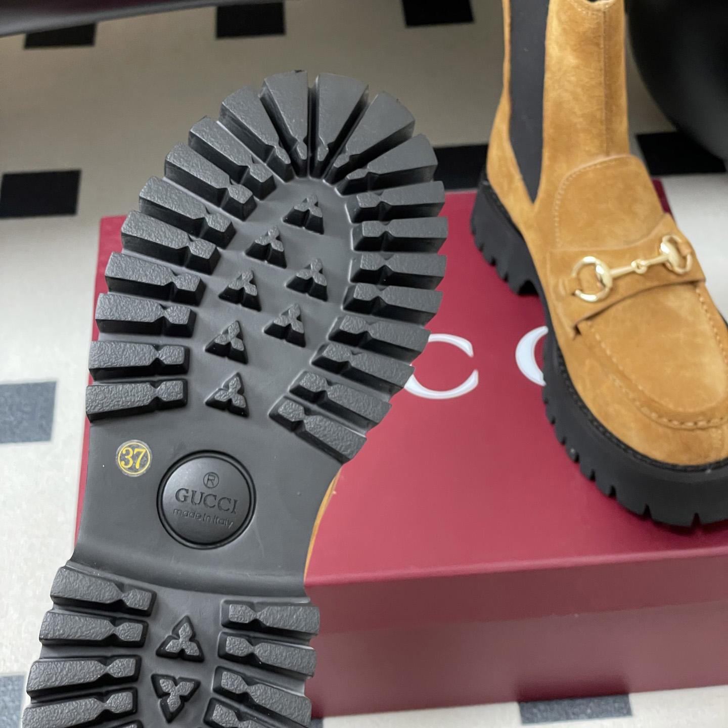 Gucci Women's Ankle Boot With Horsebit - DopestKickz