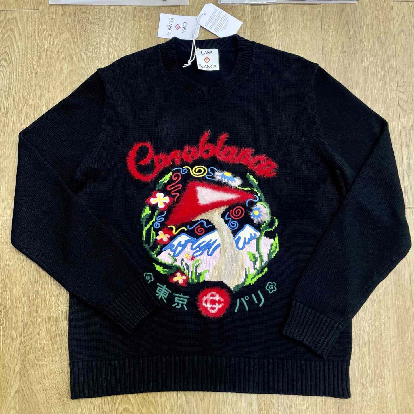 Casablanca Cotton Embroidered Mushroom Jumper  D0113 - DopestKickz