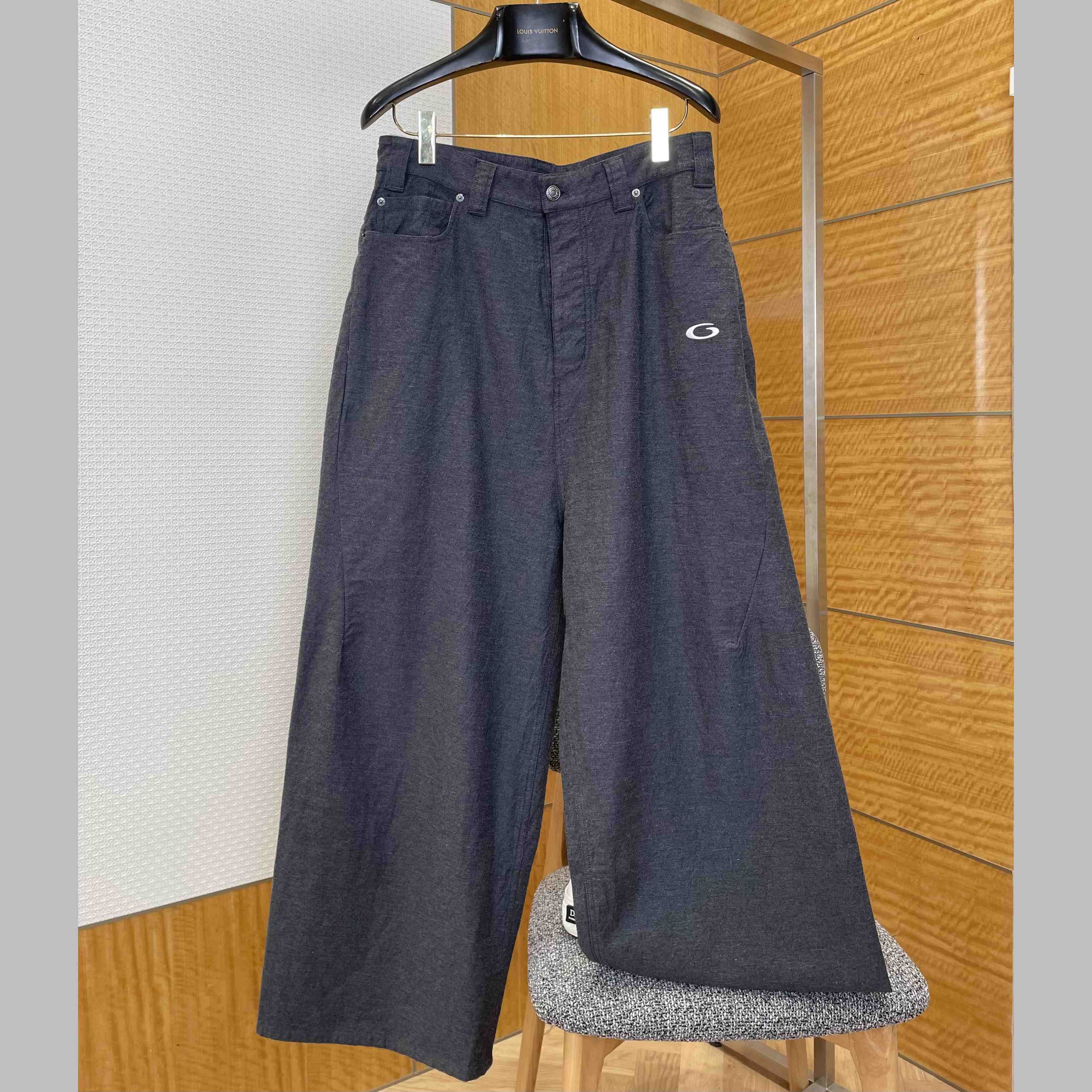 Balenciaga Men's Trompe L'oeil Sweatpants In Anthracite - DopestKickz