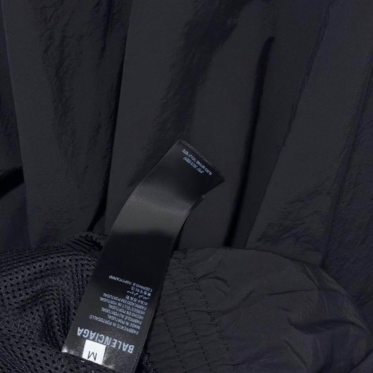 Balenciaga Tracksuit Jacket Medium Fit In Black  - DopestKickz