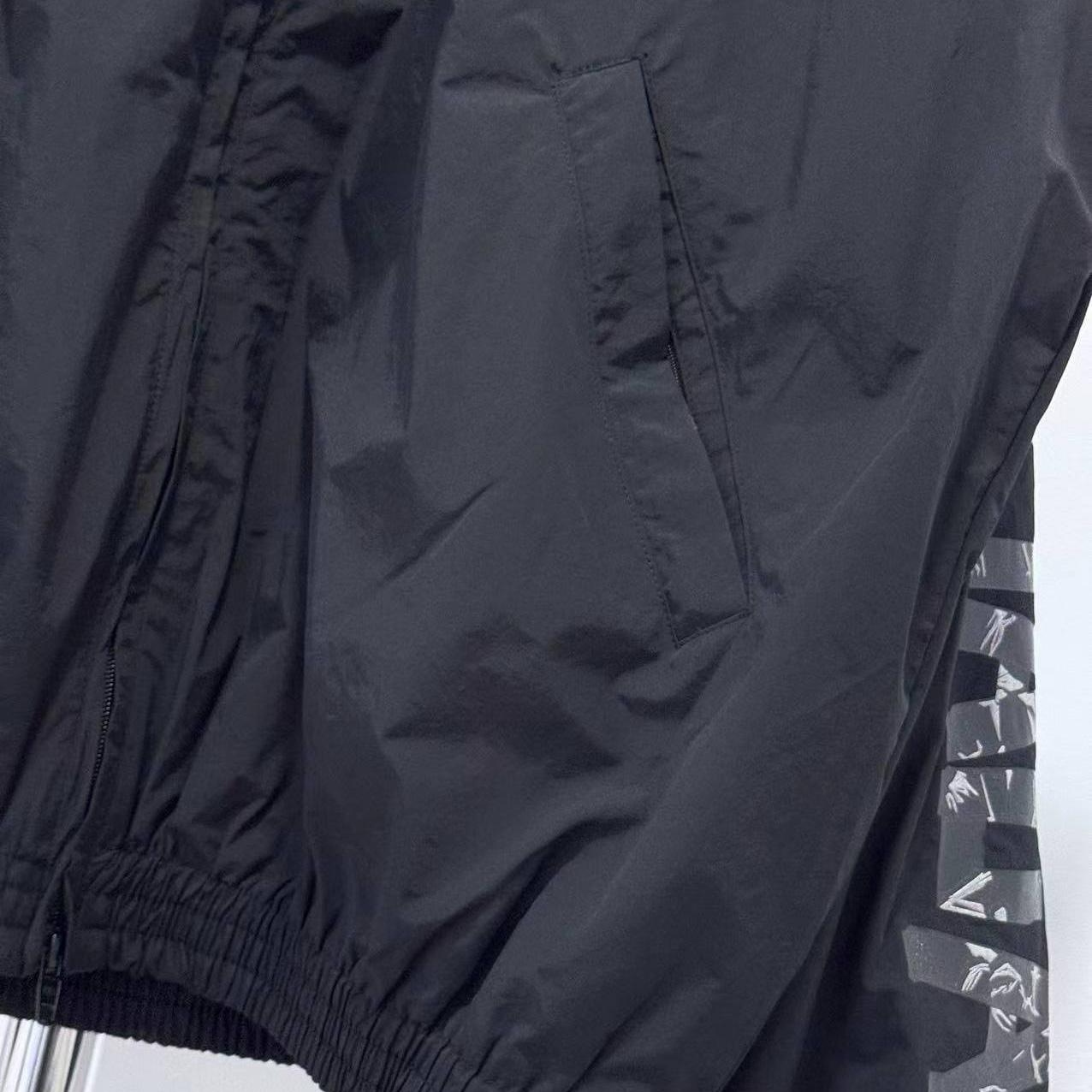 Balenciaga Tracksuit Jacket Medium Fit In Black  - DopestKickz