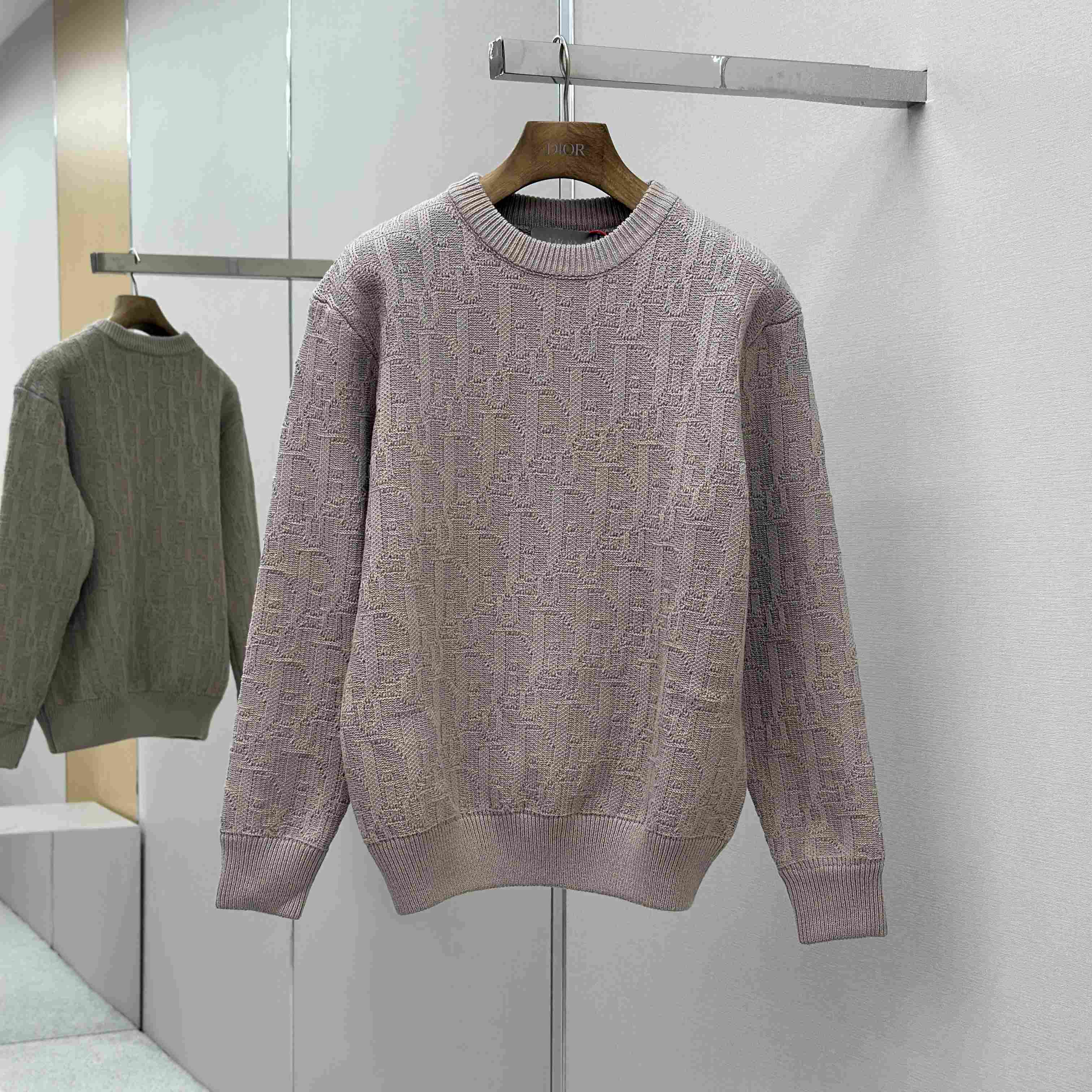 Dior Oblique Cotton Blend Sweater - DopestKickz