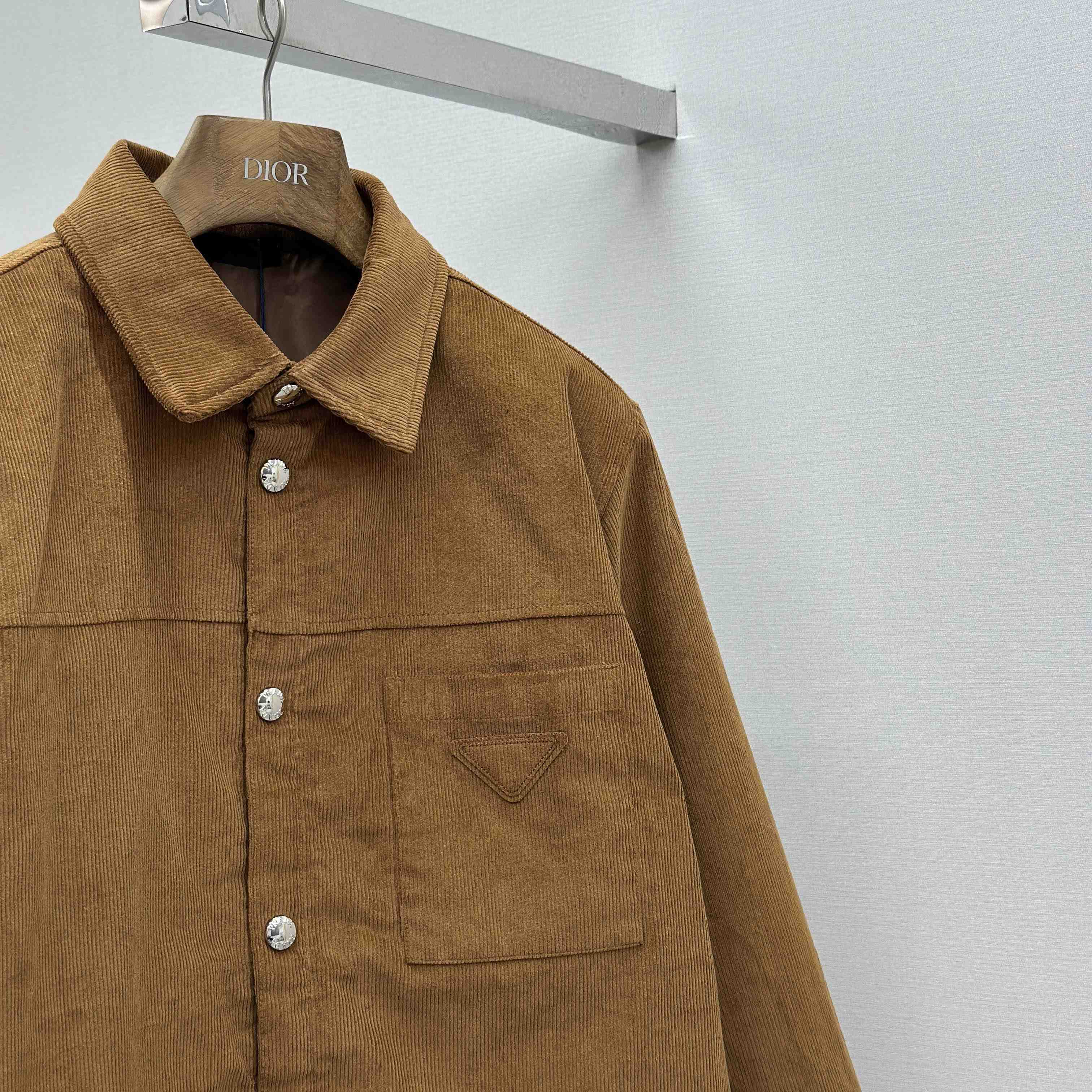 Prada Corduroy Shirt - DopestKickz