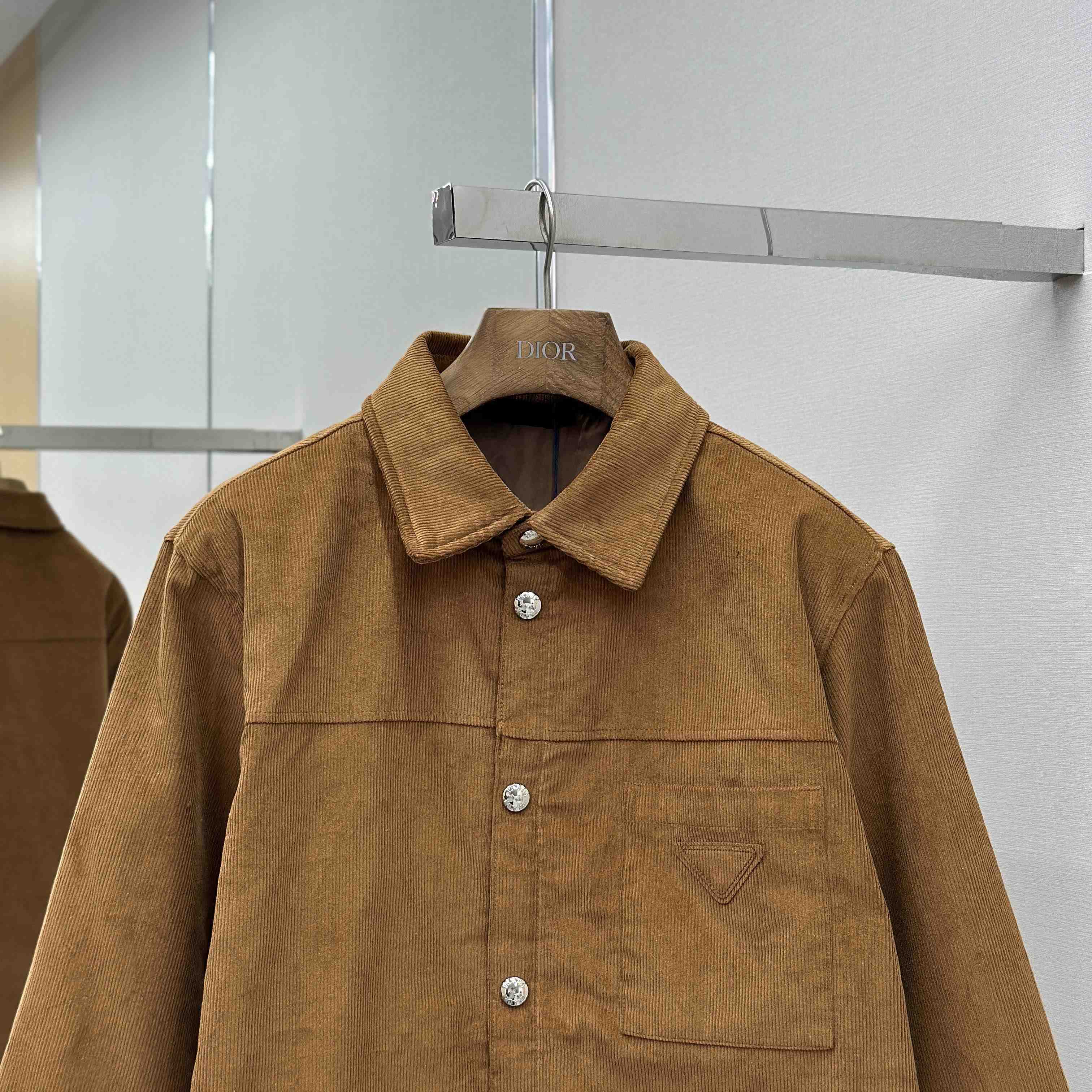 Prada Corduroy Shirt - DopestKickz