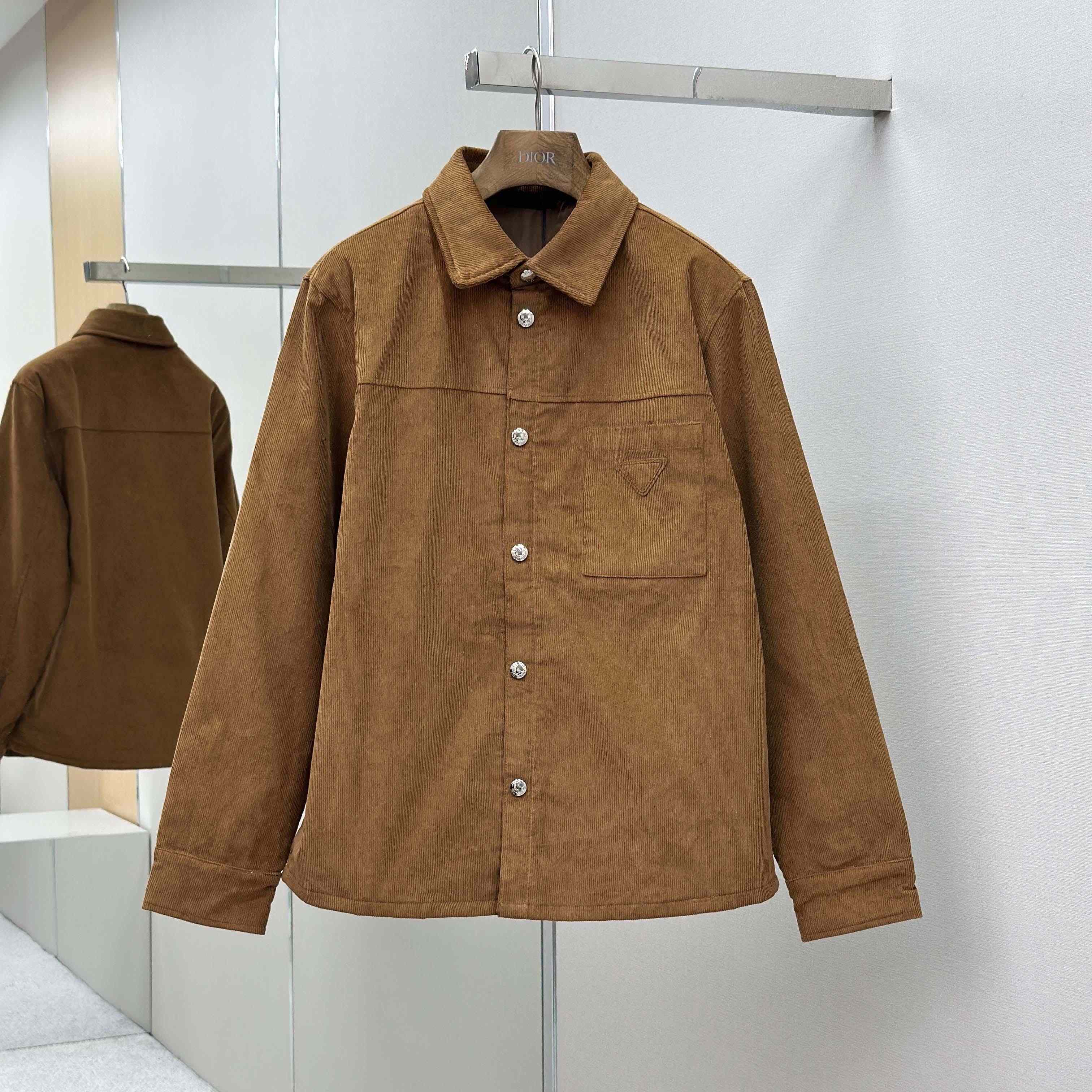 Prada Corduroy Shirt - DopestKickz