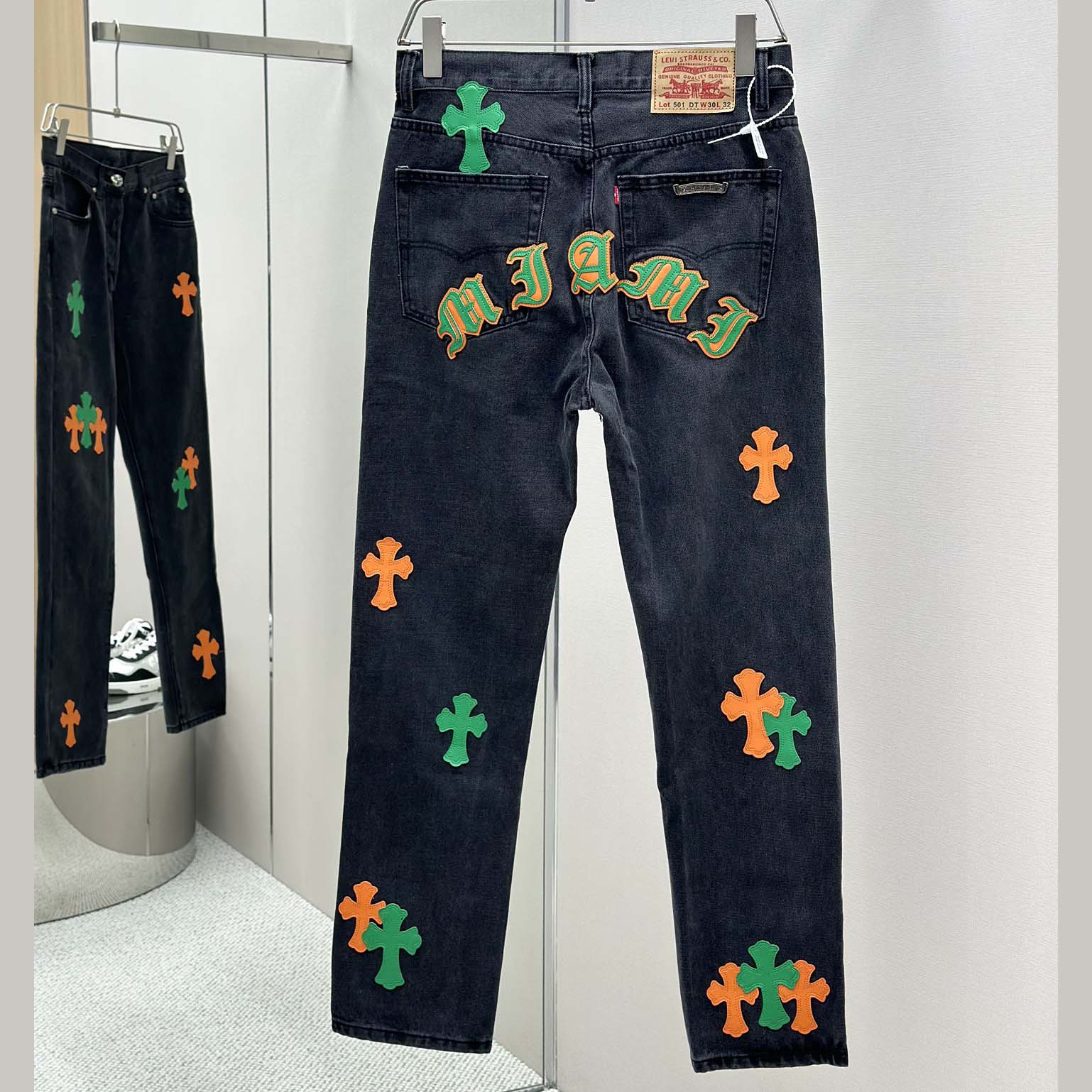 Chrome Hearts Jeans - DopestKickz