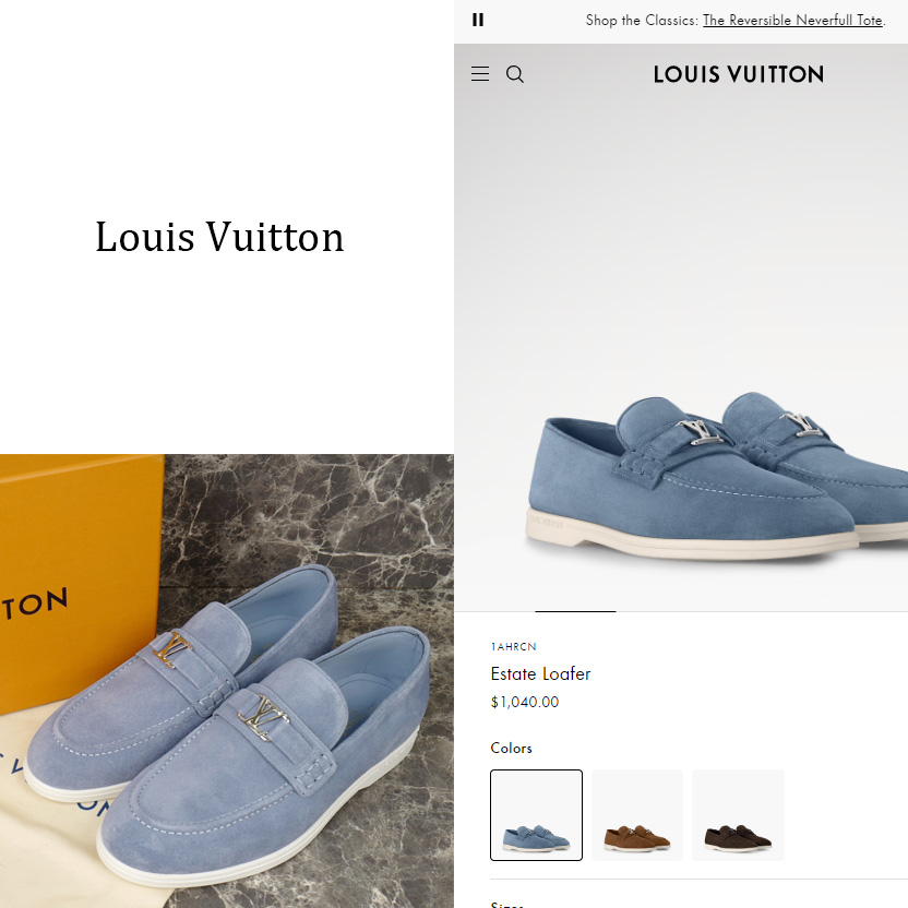 Louis Vuitton Estate Loafers   1AHRCN - DopestKickz