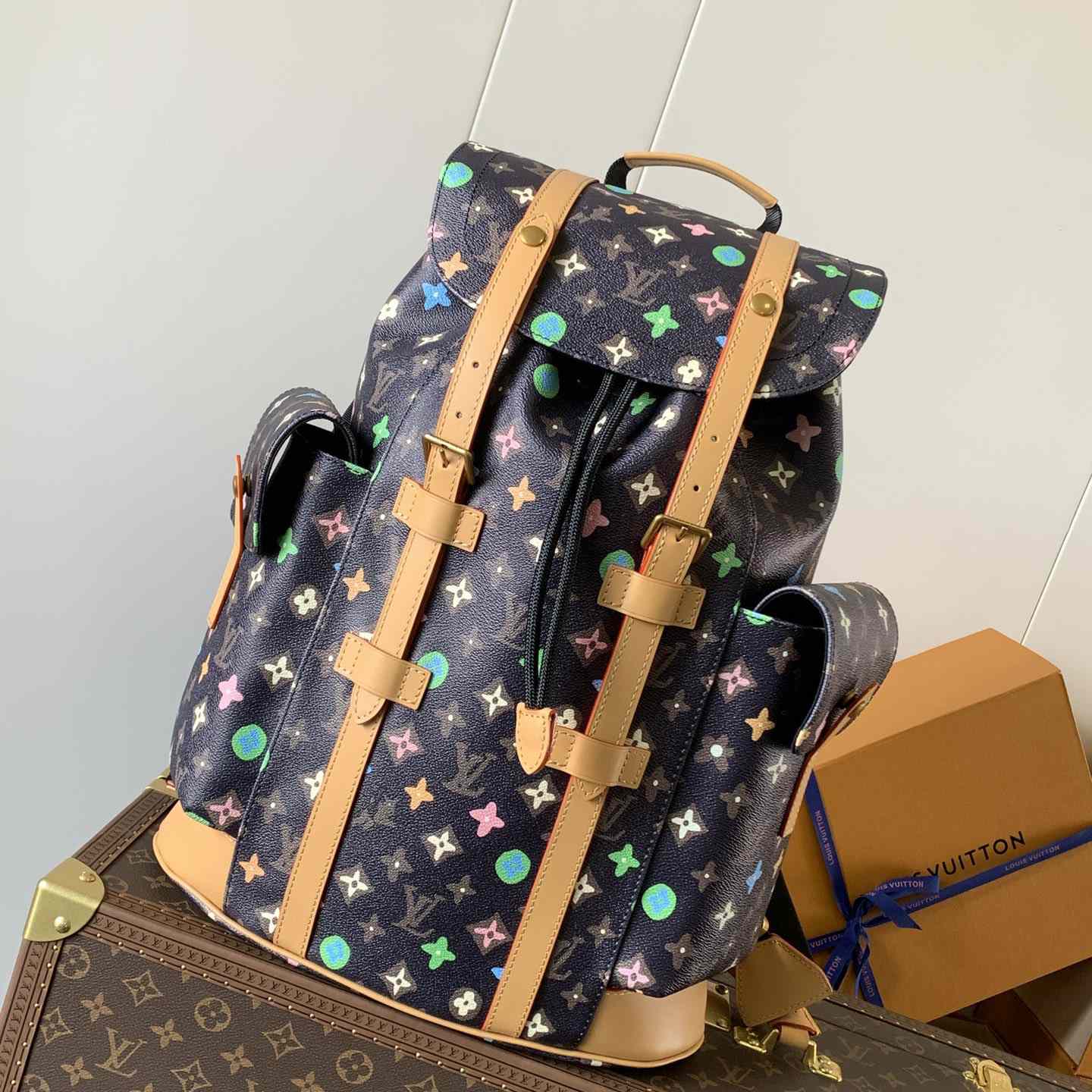  Louis Vuitton x Takashi Murakami Christopher Backpack   M25240 - DopestKickz