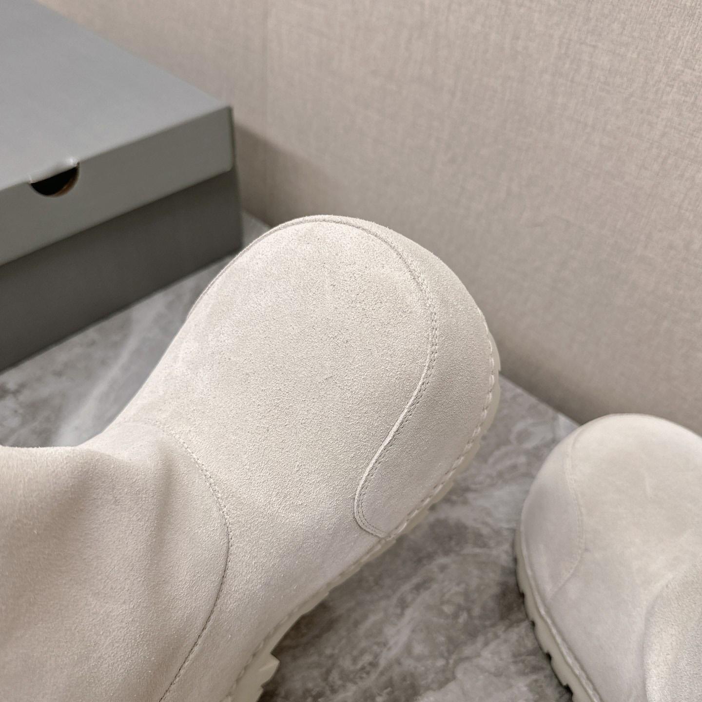 Balenciaga Alaska Fur High Boots - DopestKickz