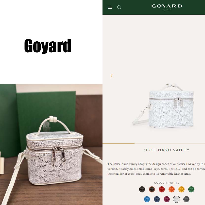 Goyard Muse Nano Vanity - DopestKickz
