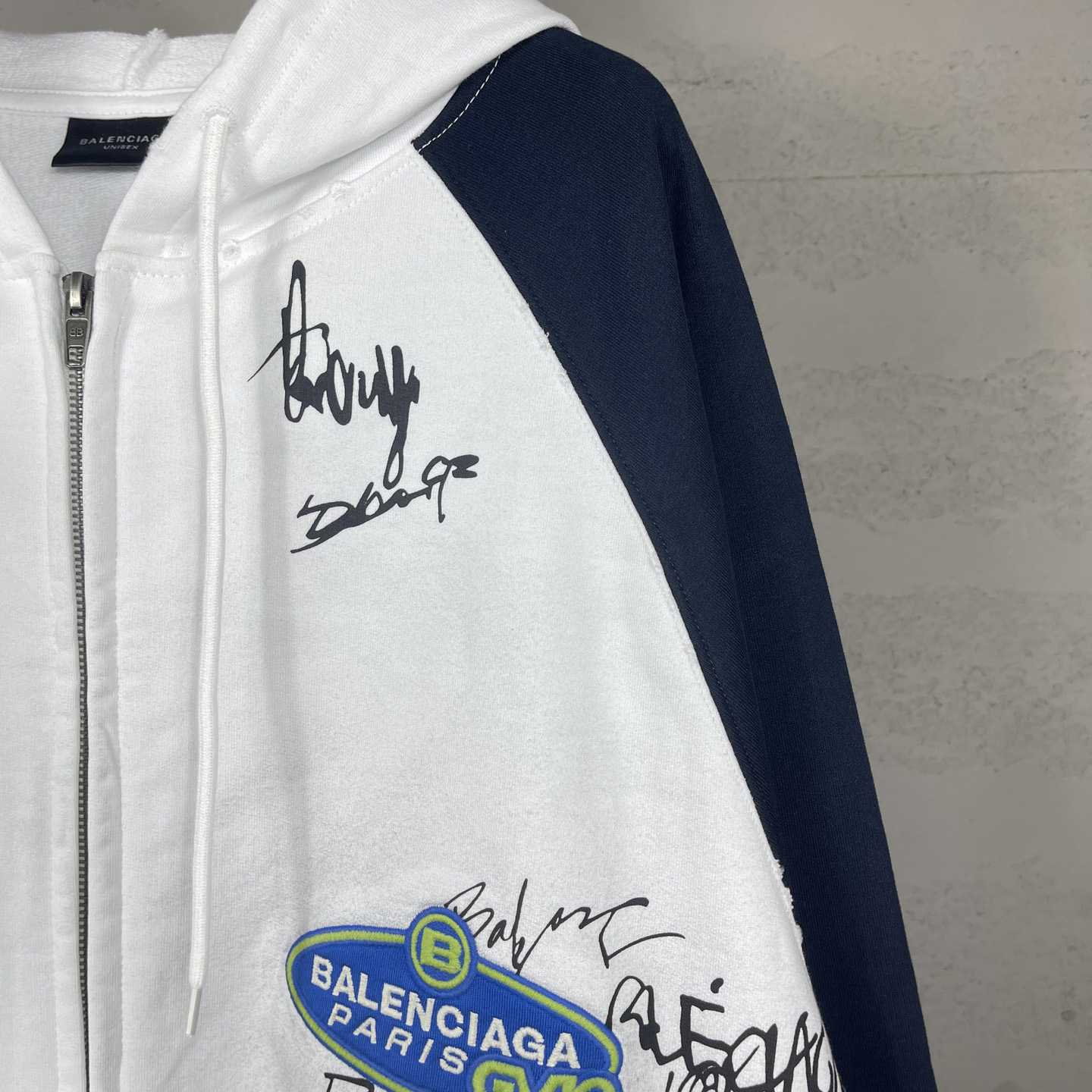 Balenciaga Banana Raglan Oversized Zip-Up Hoodie  - DopestKickz