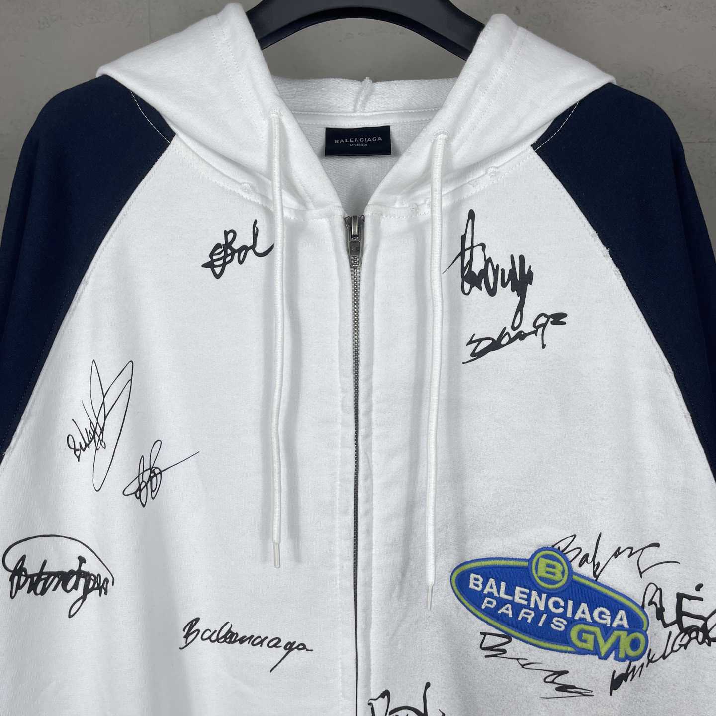 Balenciaga Banana Raglan Oversized Zip-Up Hoodie  - DopestKickz