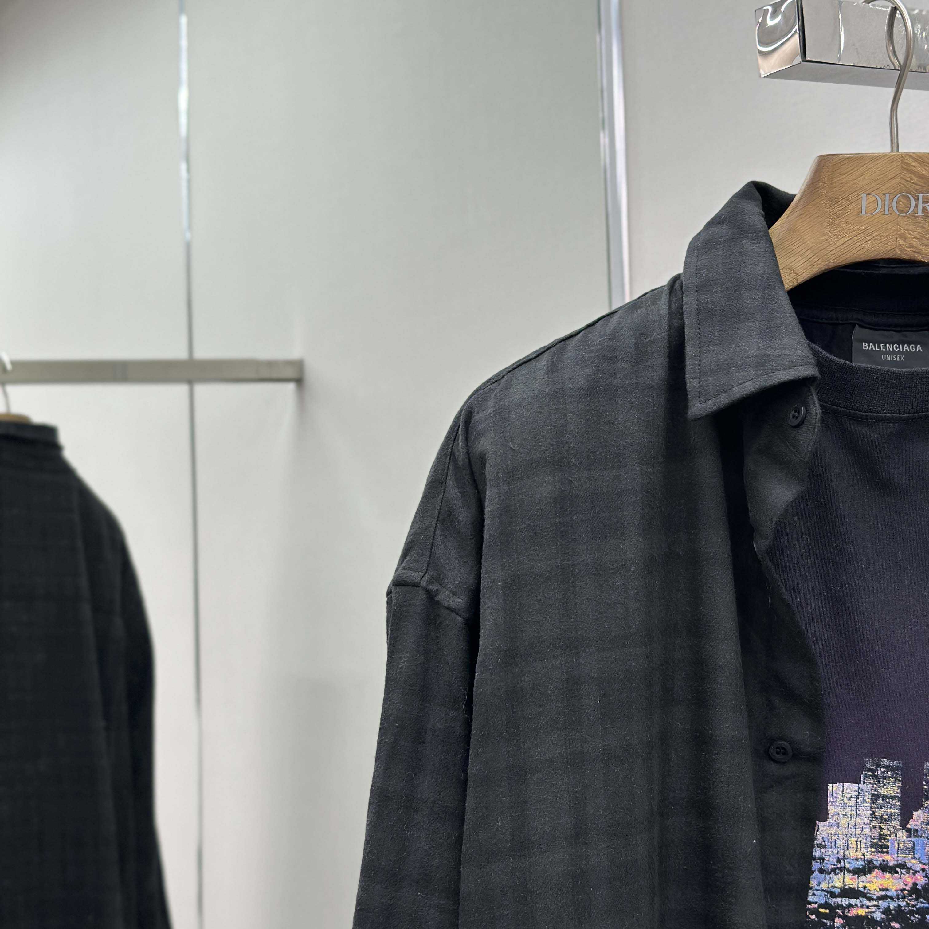 Balenciaga Layered Shirt - DopestKickz