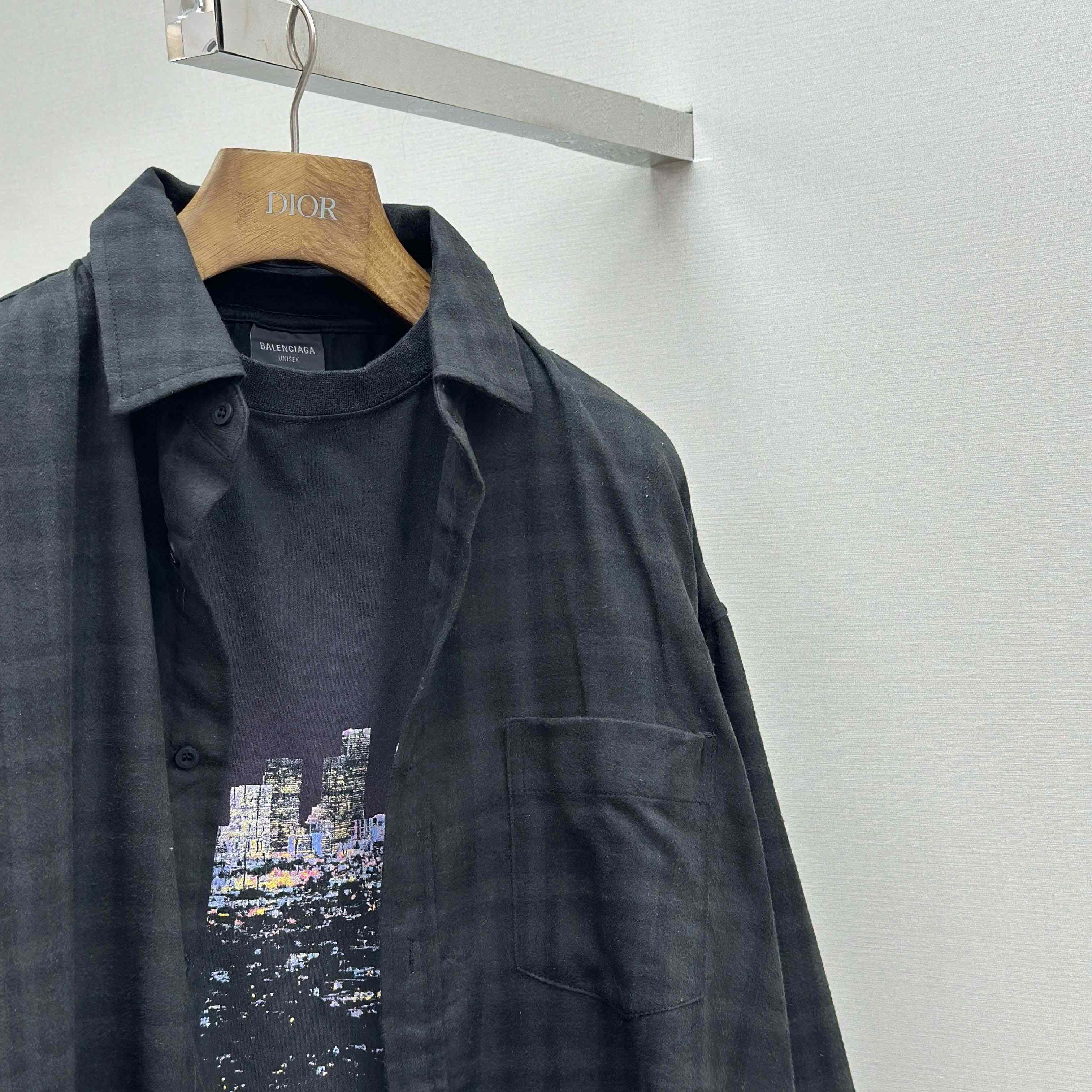 Balenciaga Layered Shirt - DopestKickz