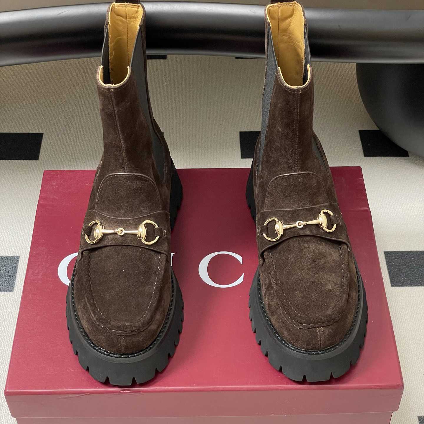 Gucci Women's Ankle Boot With Horsebit - DopestKickz