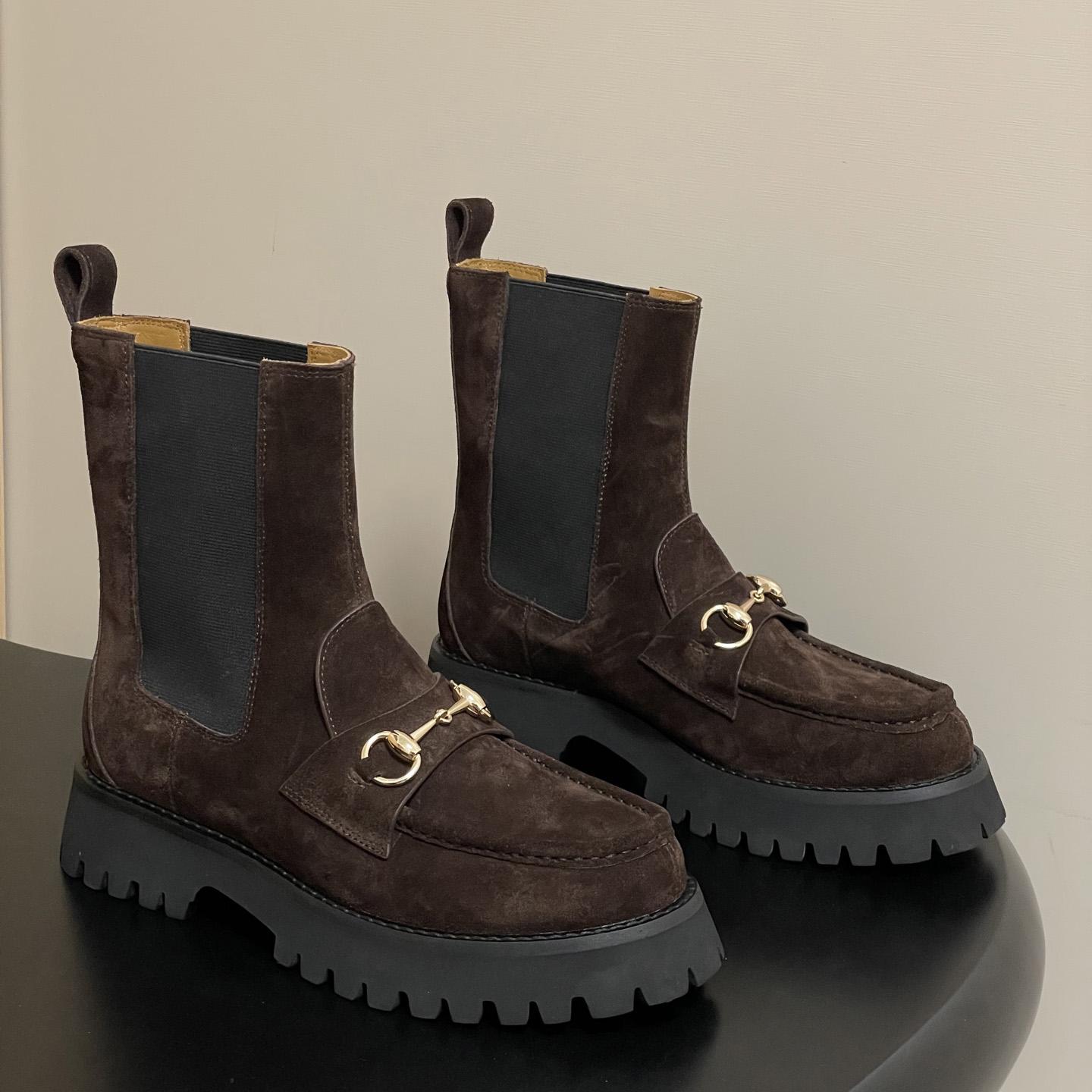 Gucci Women's Ankle Boot With Horsebit - DopestKickz