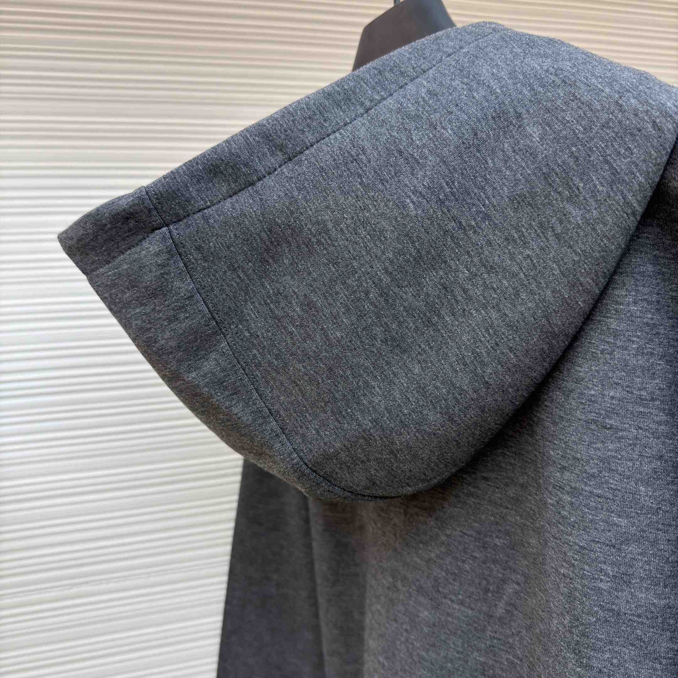 Fendi Dark Gray Cotton Sweatshirt - DopestKickz