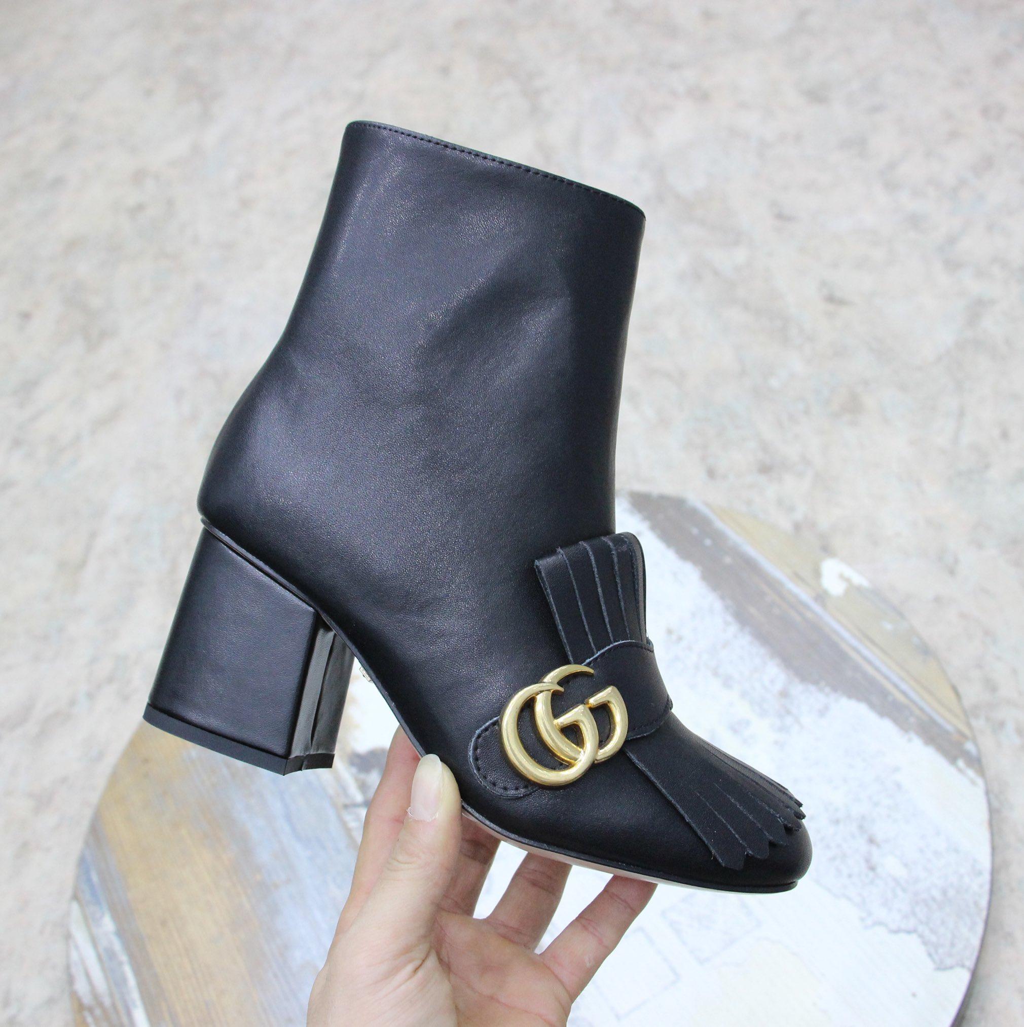 Gucci Women's Horsebit Ankle Bootie - DopestKickz