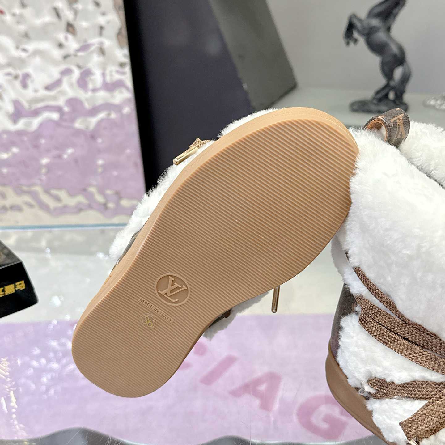 Louis Vuitton LV Cloud Lace-Up Ankle Boot Sneaker  1AIV37 - DopestKickz