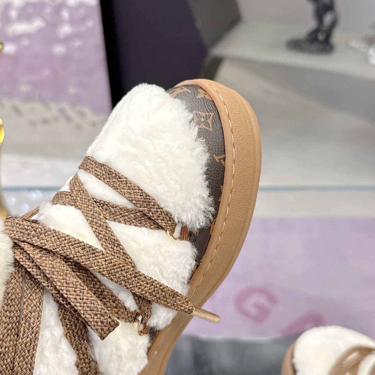 Louis Vuitton LV Cloud Lace-Up Ankle Boot Sneaker  1AIV37 - DopestKickz