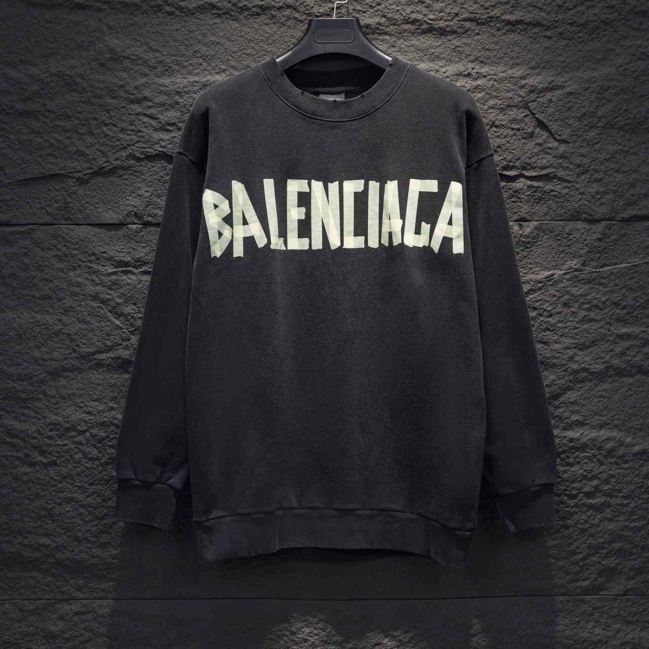 Balenciaga Tape Type Double Front Sweatshirt  - DopestKickz