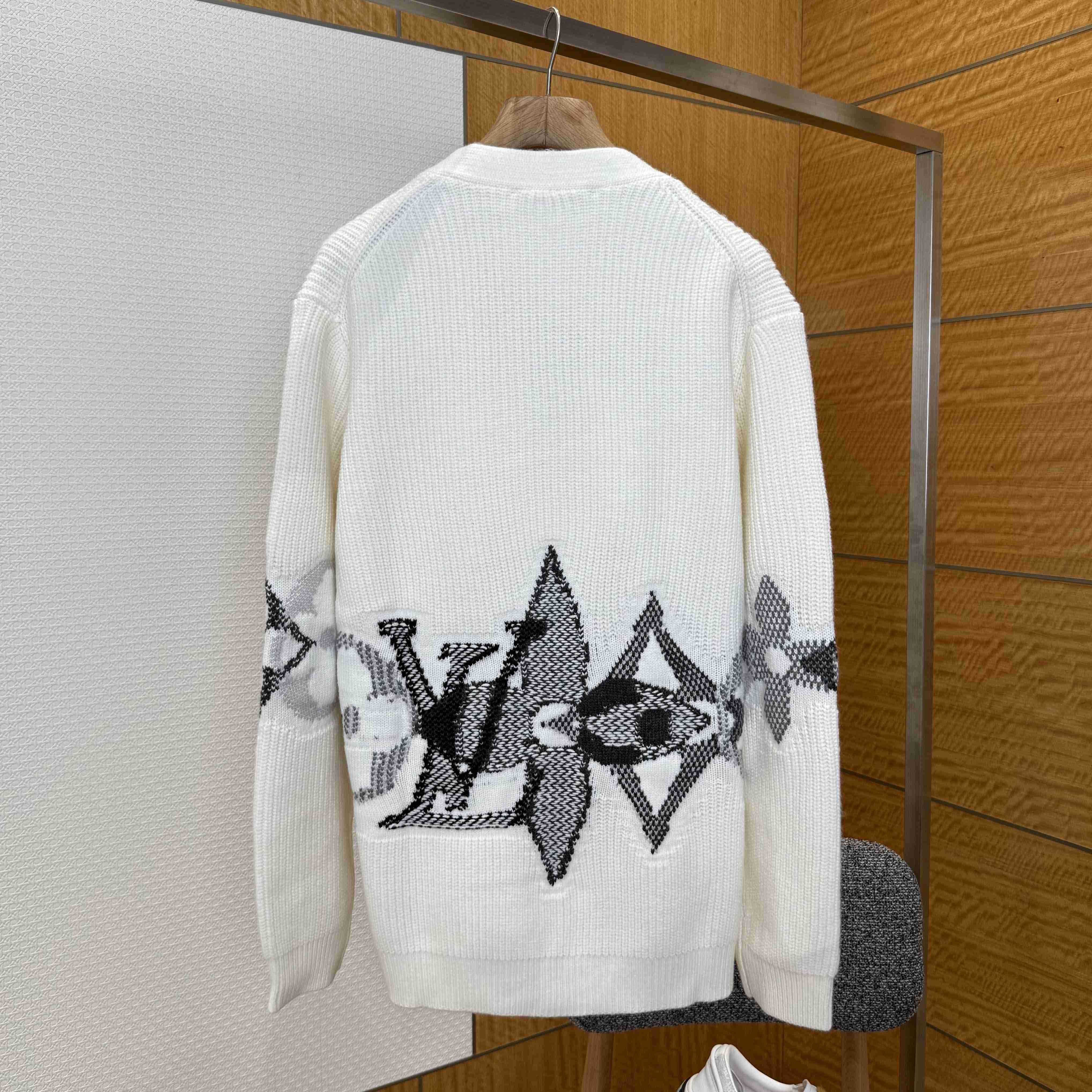 Louis Vuitton Graphic Knitted Cardigan   1AJBX9 - DopestKickz