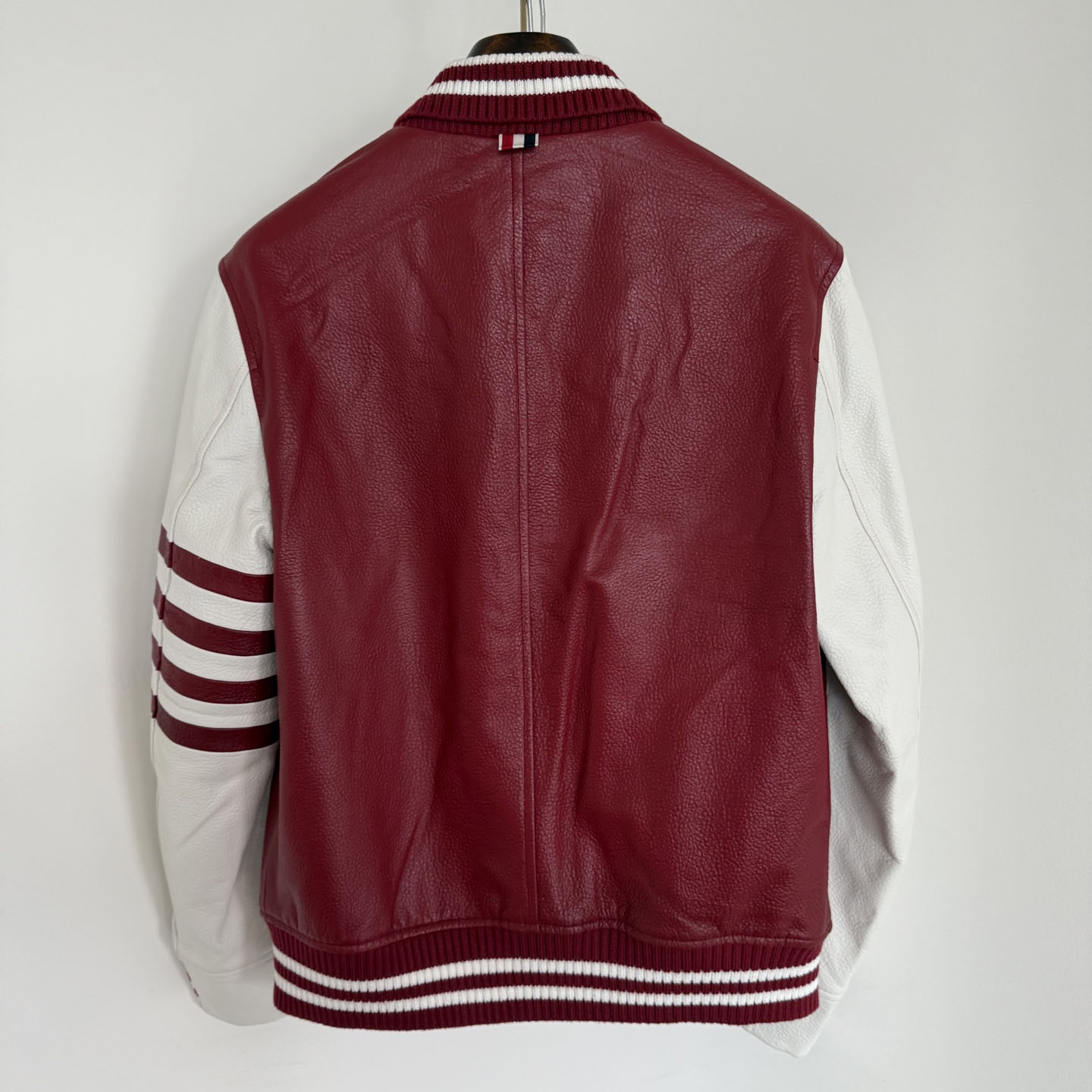 Thom Browne 4-bar Leather Bomber Jacket - DopestKickz