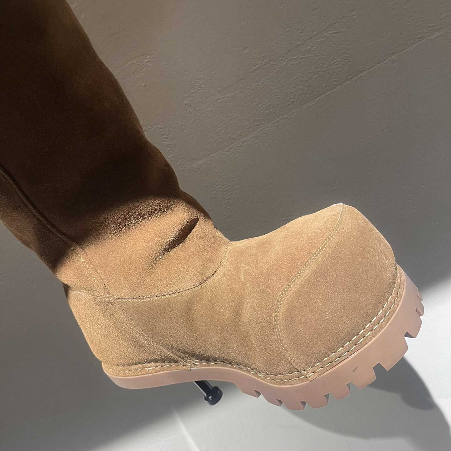 Balenciaga Alaska Fur High Boots - DopestKickz