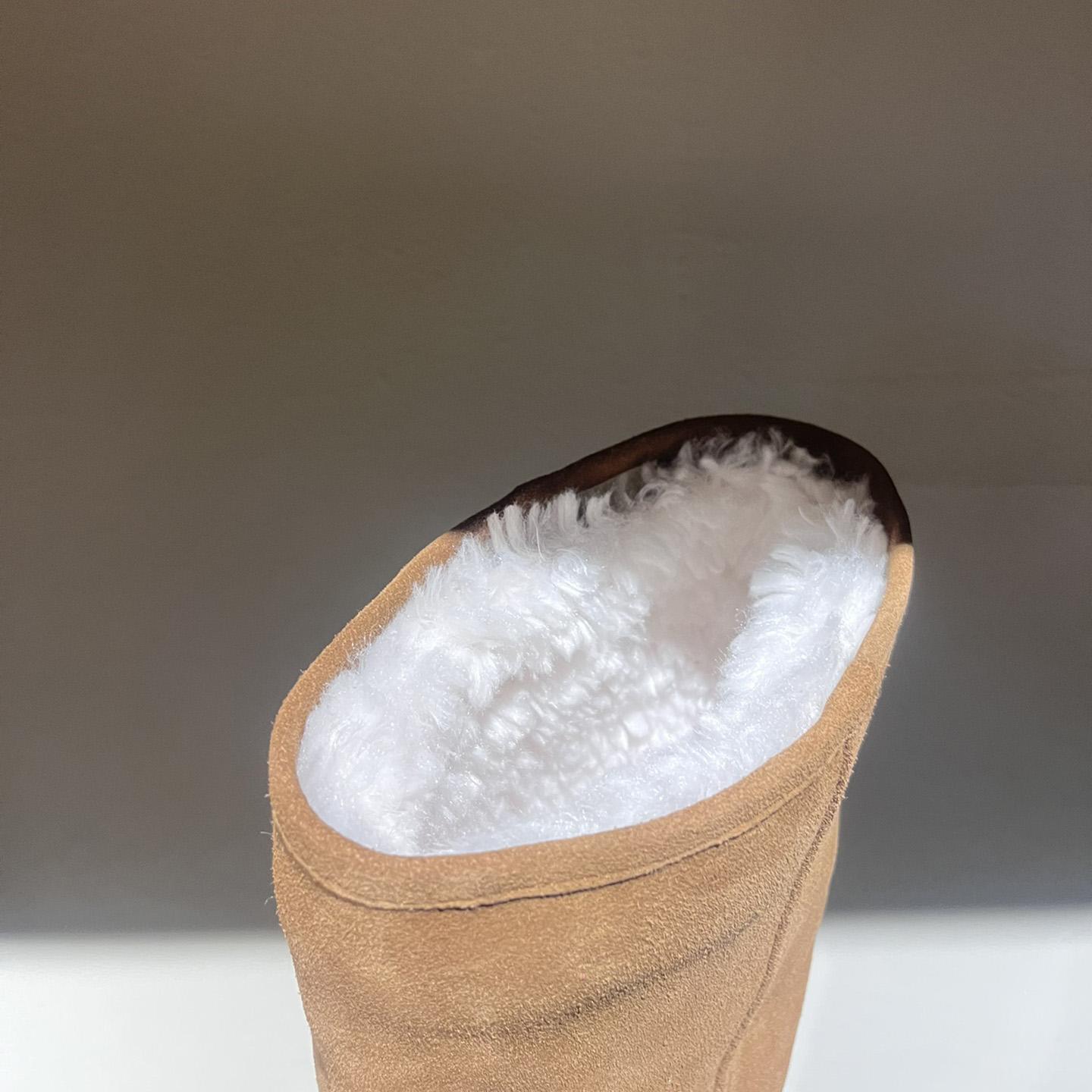 Balenciaga Alaska Fur High Boots - DopestKickz