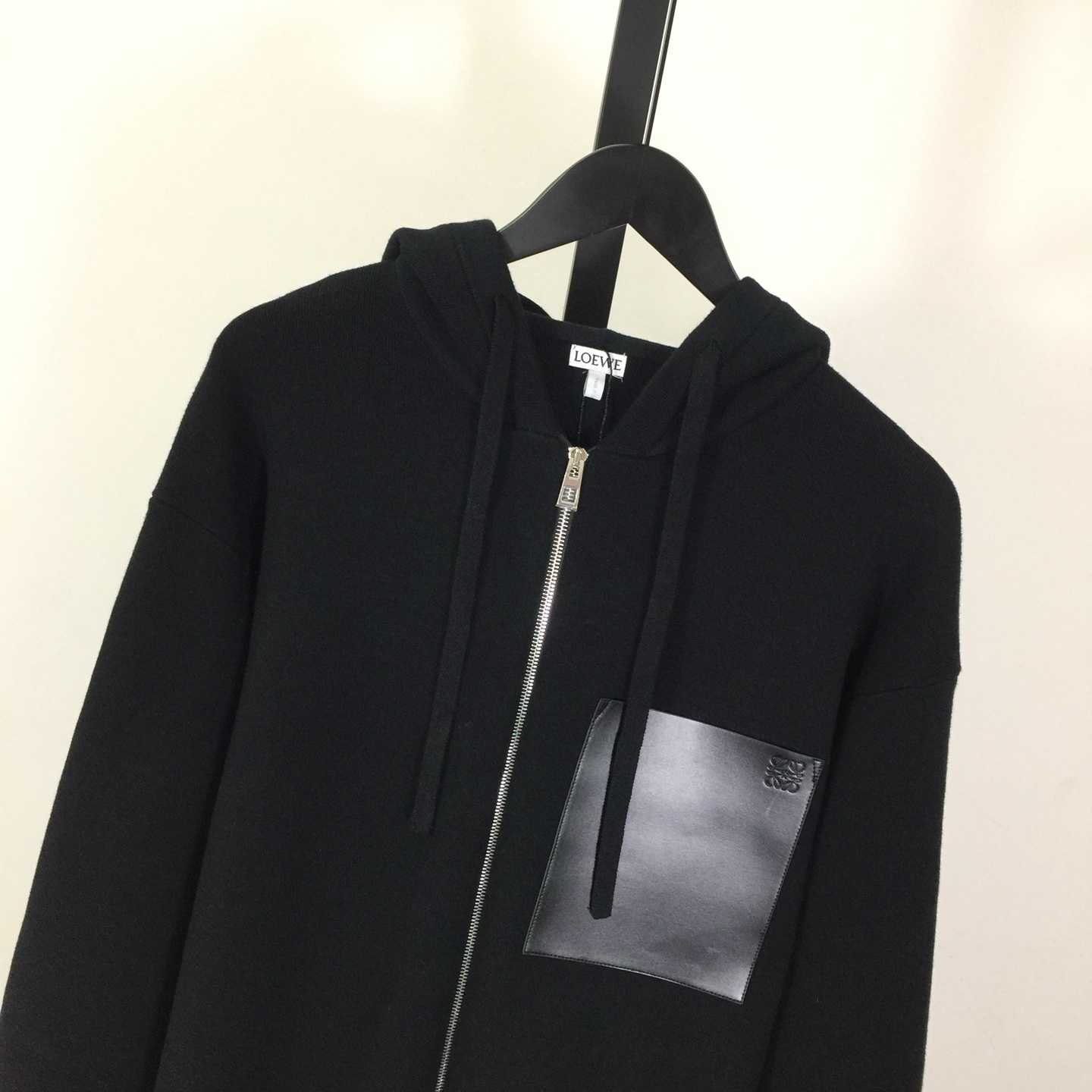 Loewe Zip-up Hoodie In Wool - DopestKickz