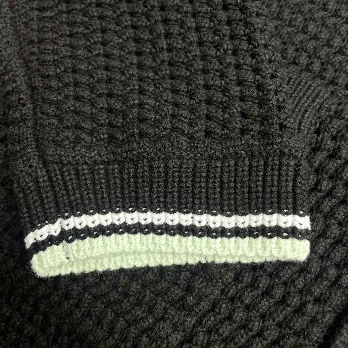 Casablanca Buttoned Ribbed Knit Cardigan   D0114 - DopestKickz