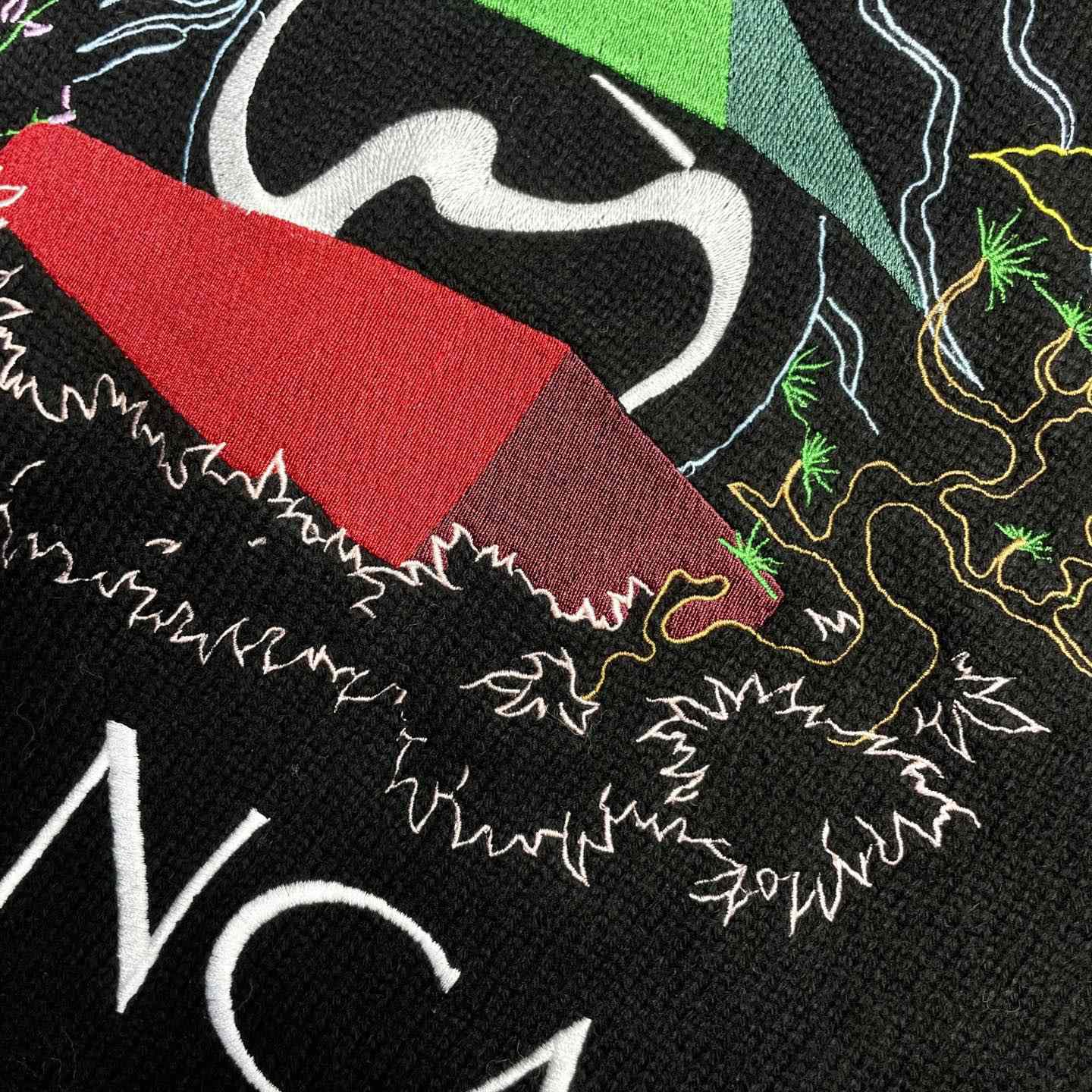 Casablanca Embroidered Panel Cardigan   Z6035 - DopestKickz