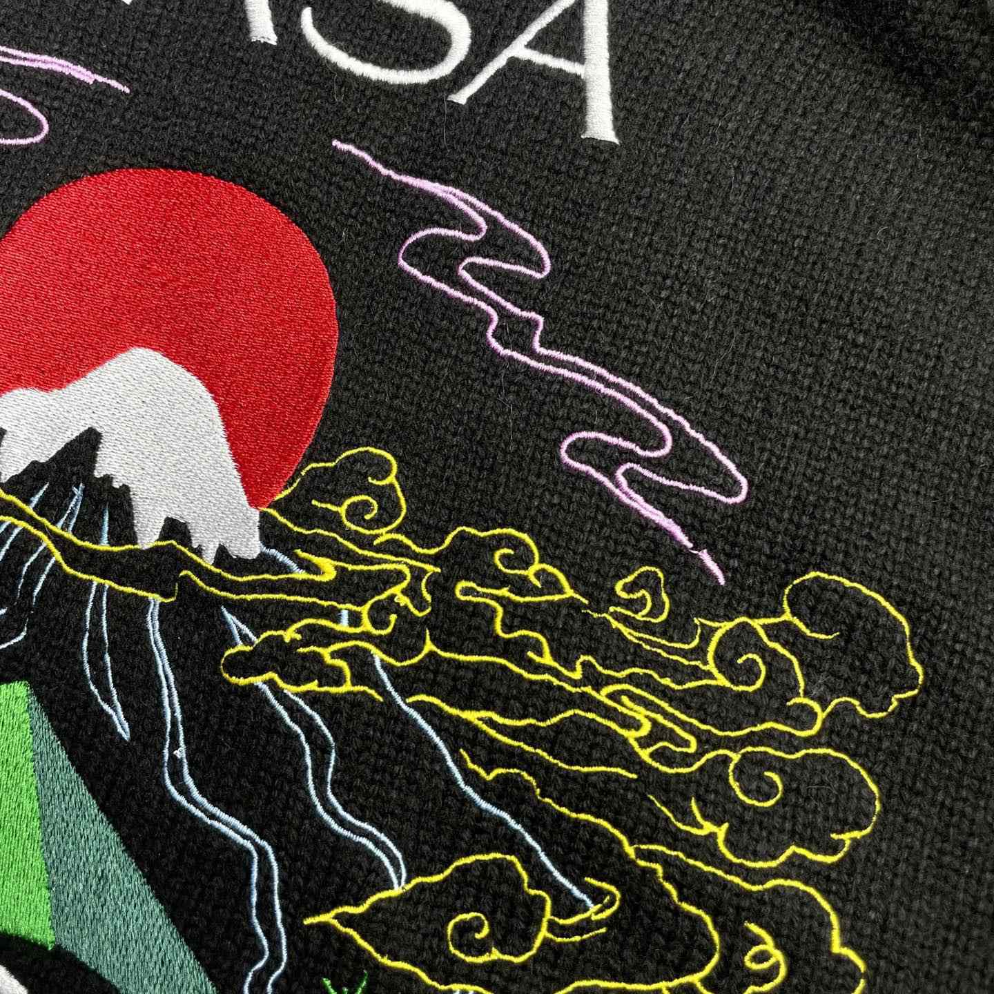 Casablanca Embroidered Panel Cardigan   Z6035 - DopestKickz