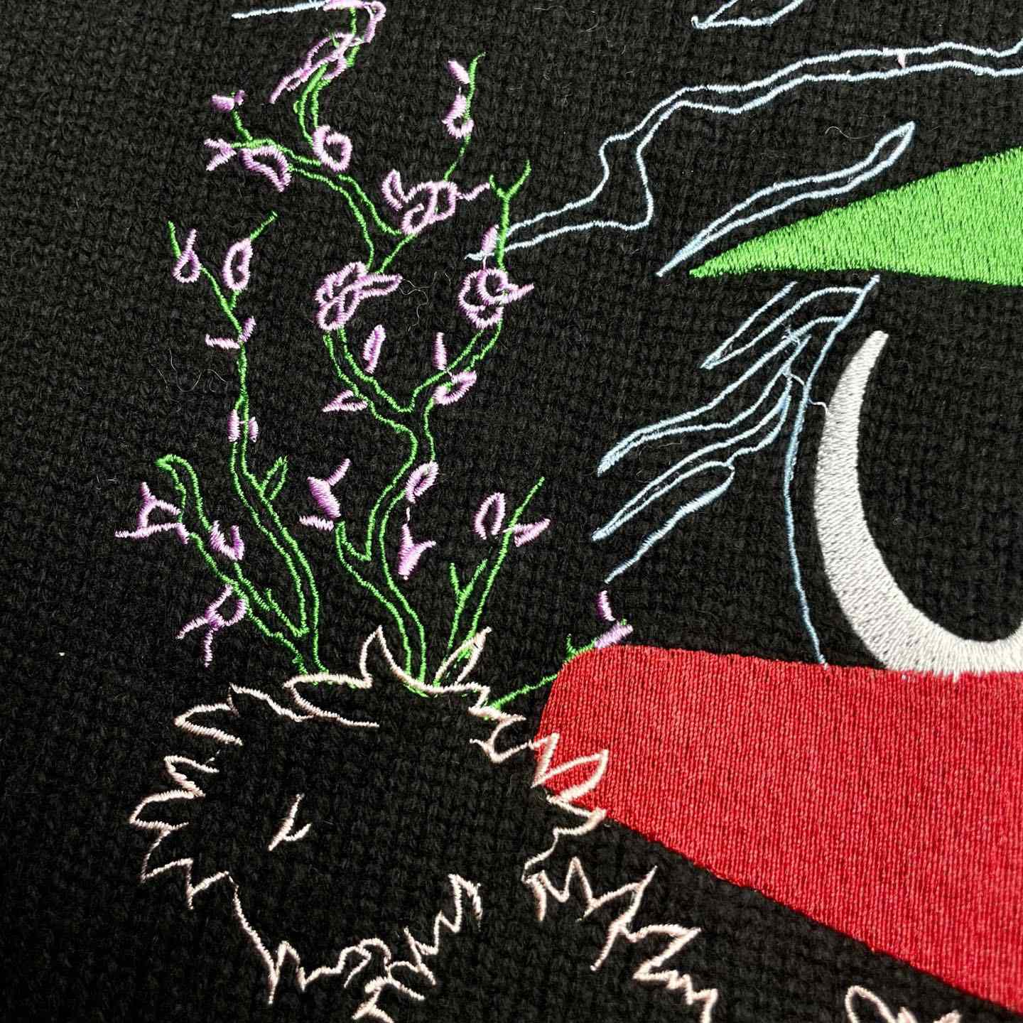 Casablanca Embroidered Panel Cardigan   Z6035 - DopestKickz