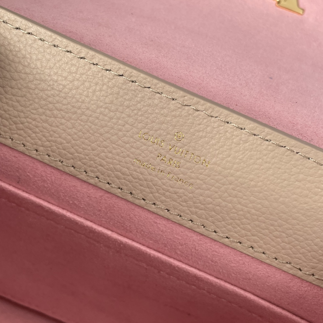 Louis Vuitton Greige Leather LockMe Ever Mini Bag    M21052 - DopestKickz