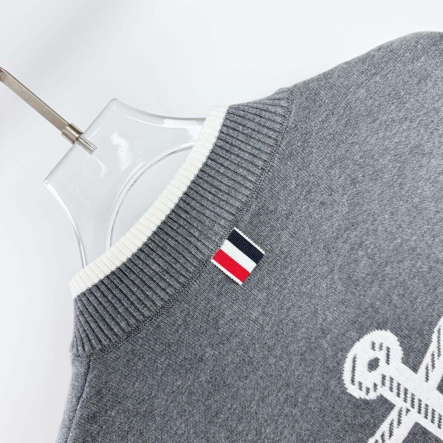 Thom Browne Wool Knit Cardigan - DopestKickz