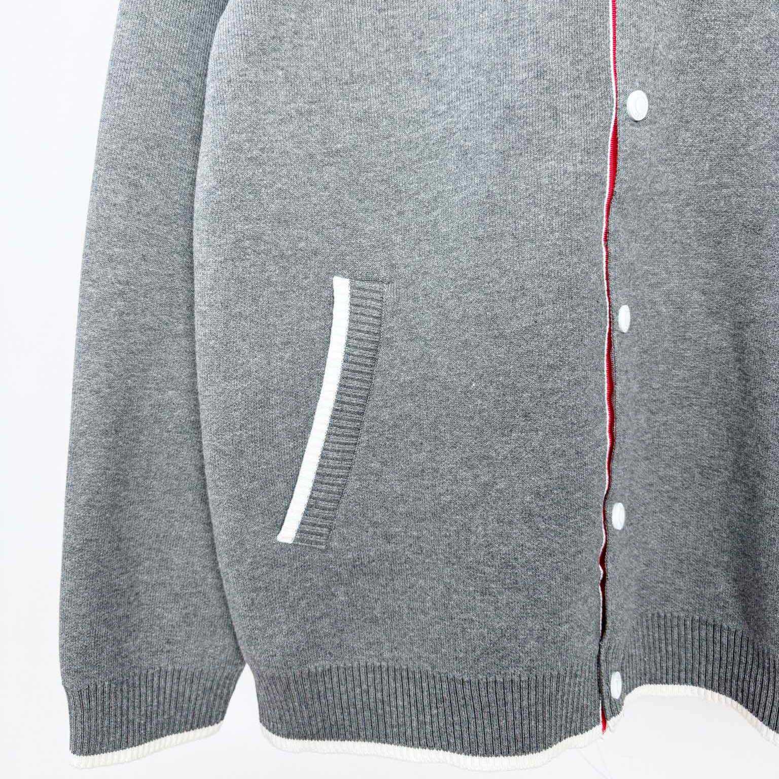 Thom Browne Wool Knit Cardigan - DopestKickz