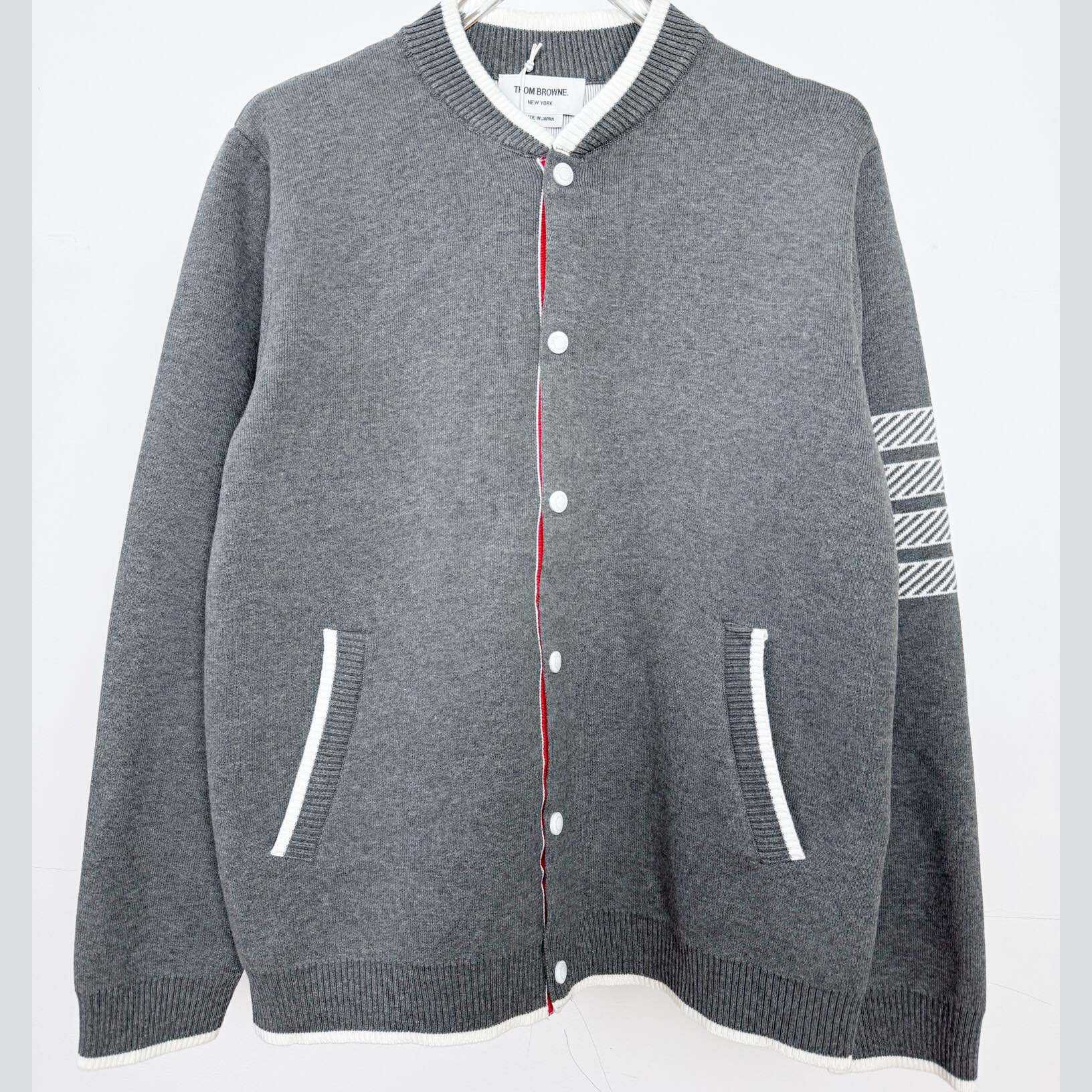 Thom Browne Wool Knit Cardigan - DopestKickz