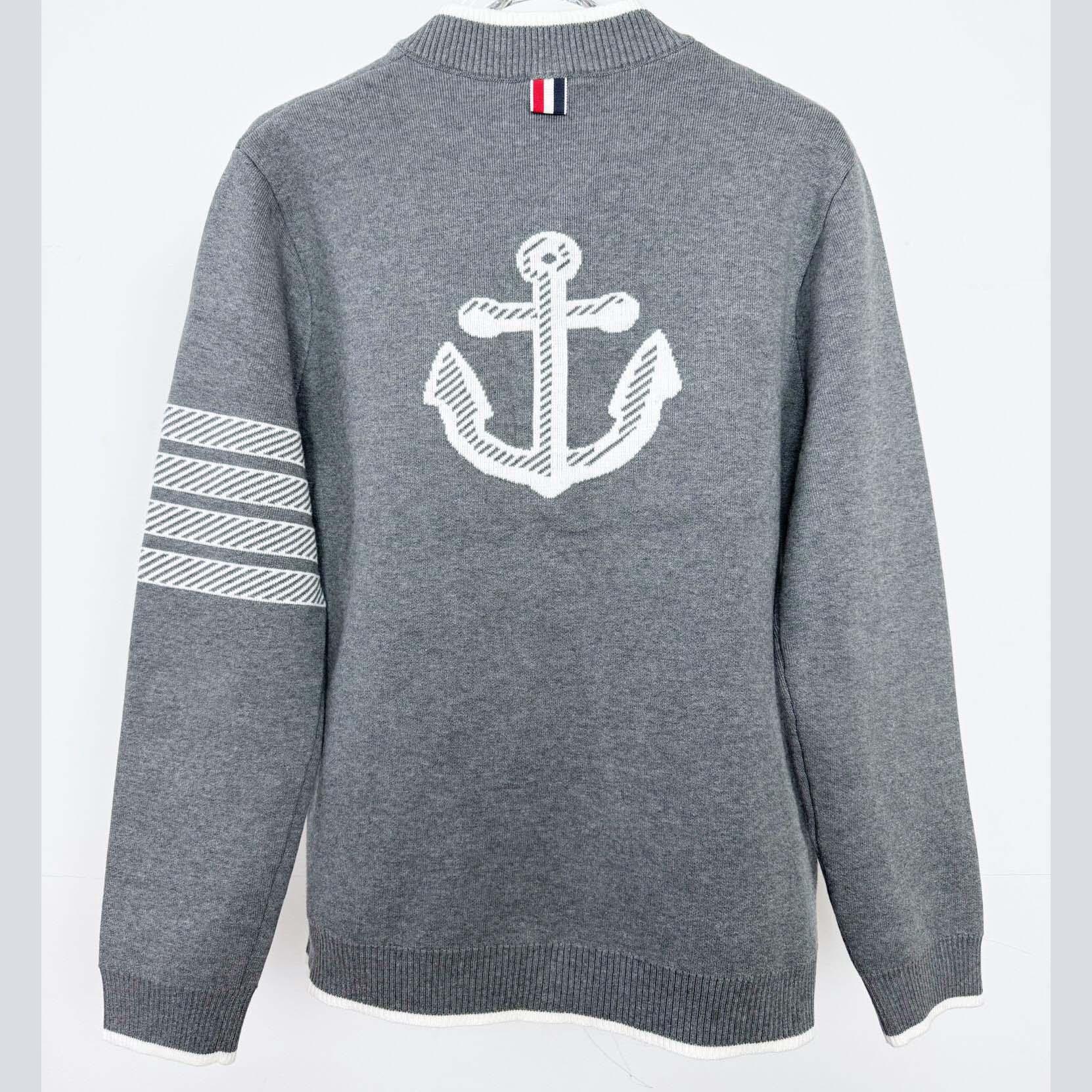 Thom Browne Wool Knit Cardigan - DopestKickz