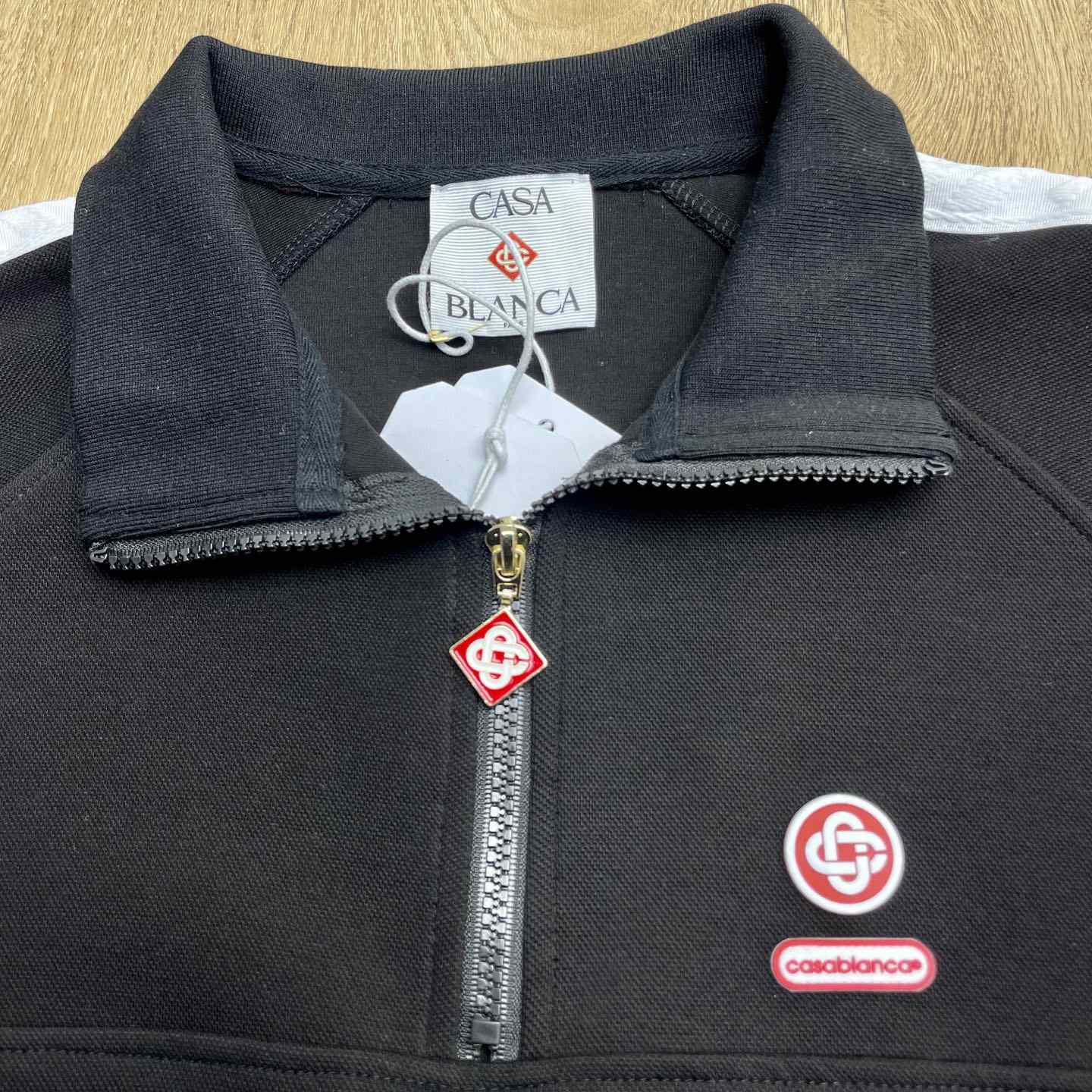 Casablanca Quarter Zip Laurel Sweatshirt   c1108 - DopestKickz