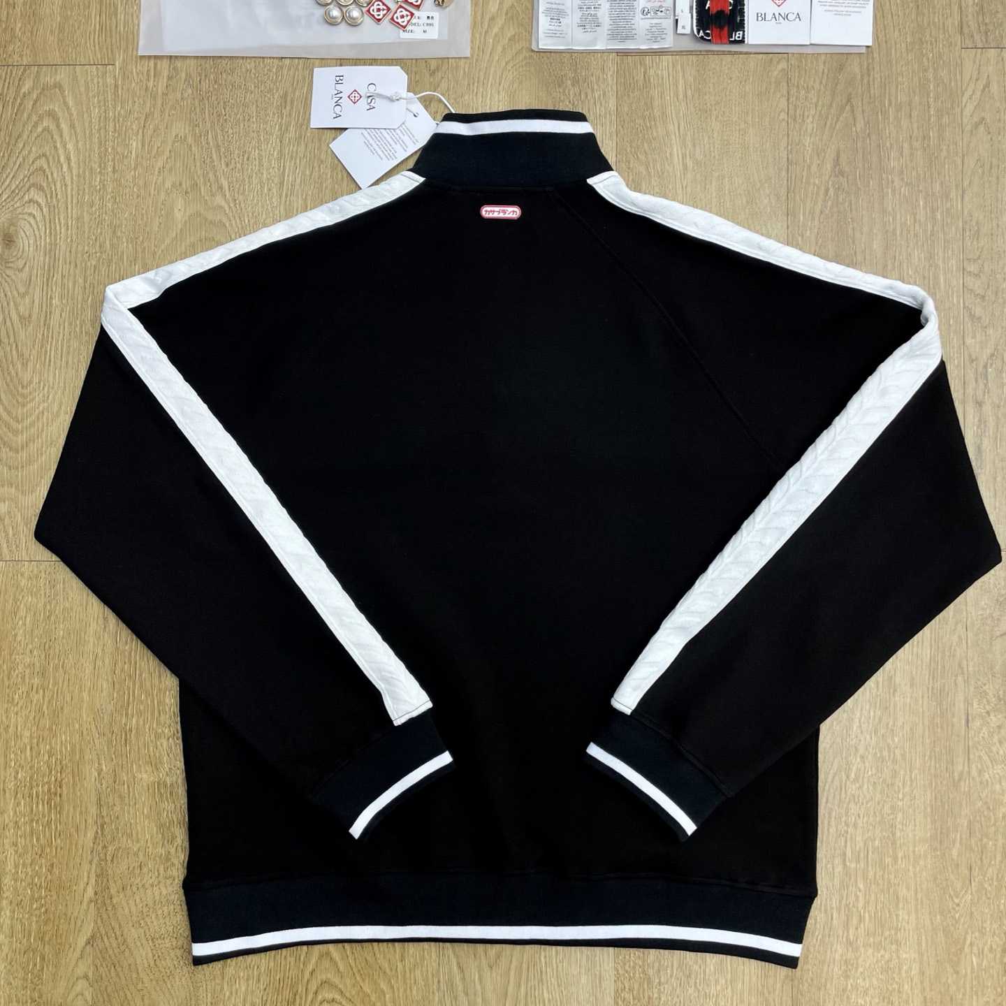 Casablanca Quarter Zip Laurel Sweatshirt   c1108 - DopestKickz