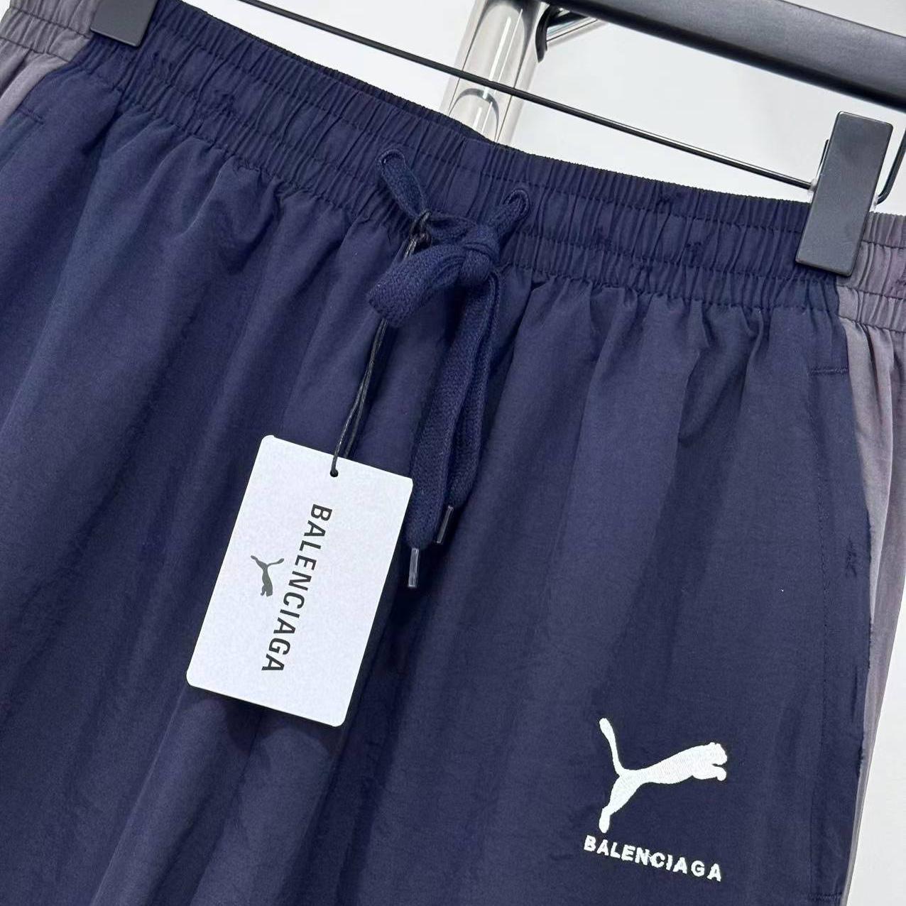 Balenciaga I PUMA Tracksuit Pants In Elephant Grey - DopestKickz