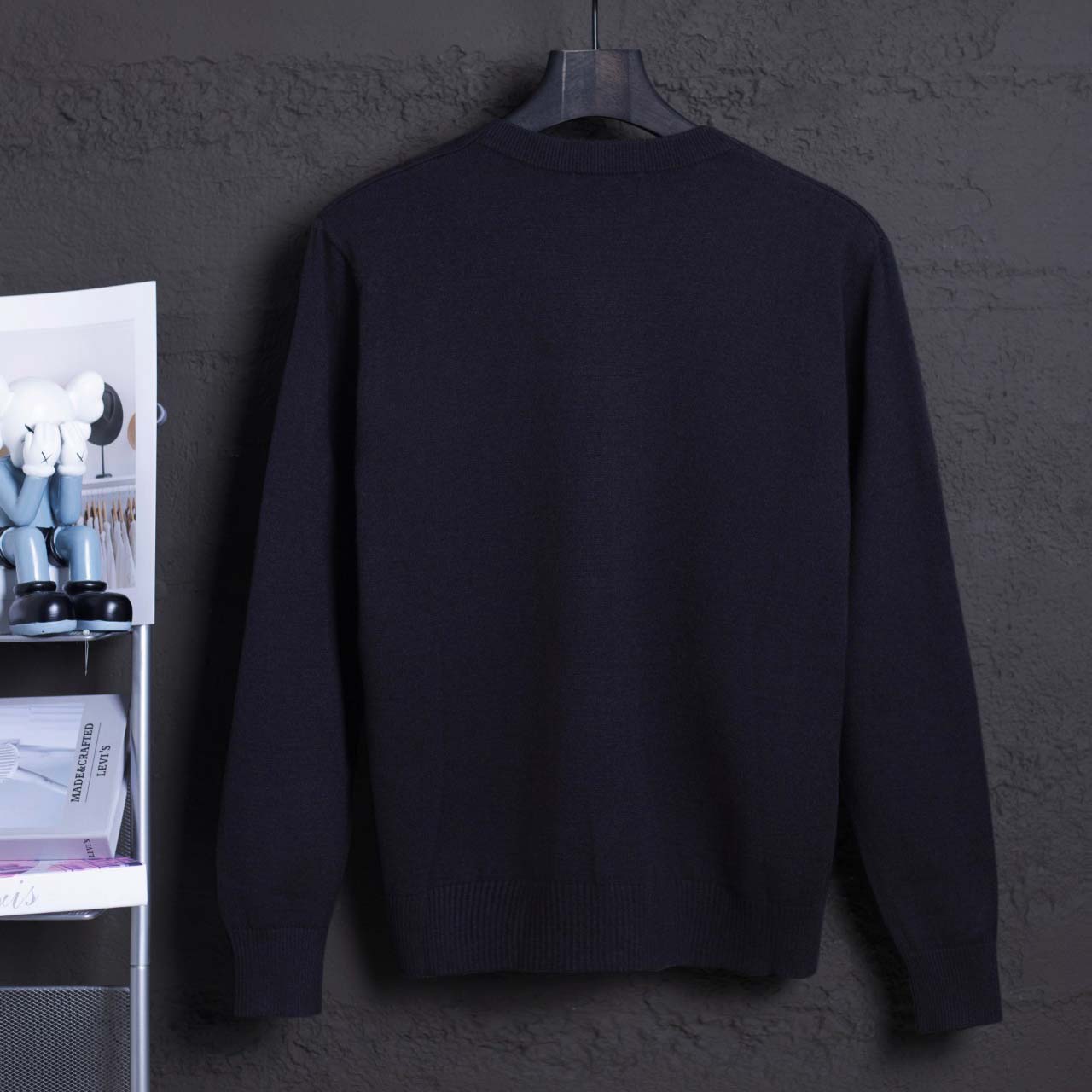 AMI Paris Ami De Coeur Wool Cardigan - DopestKickz