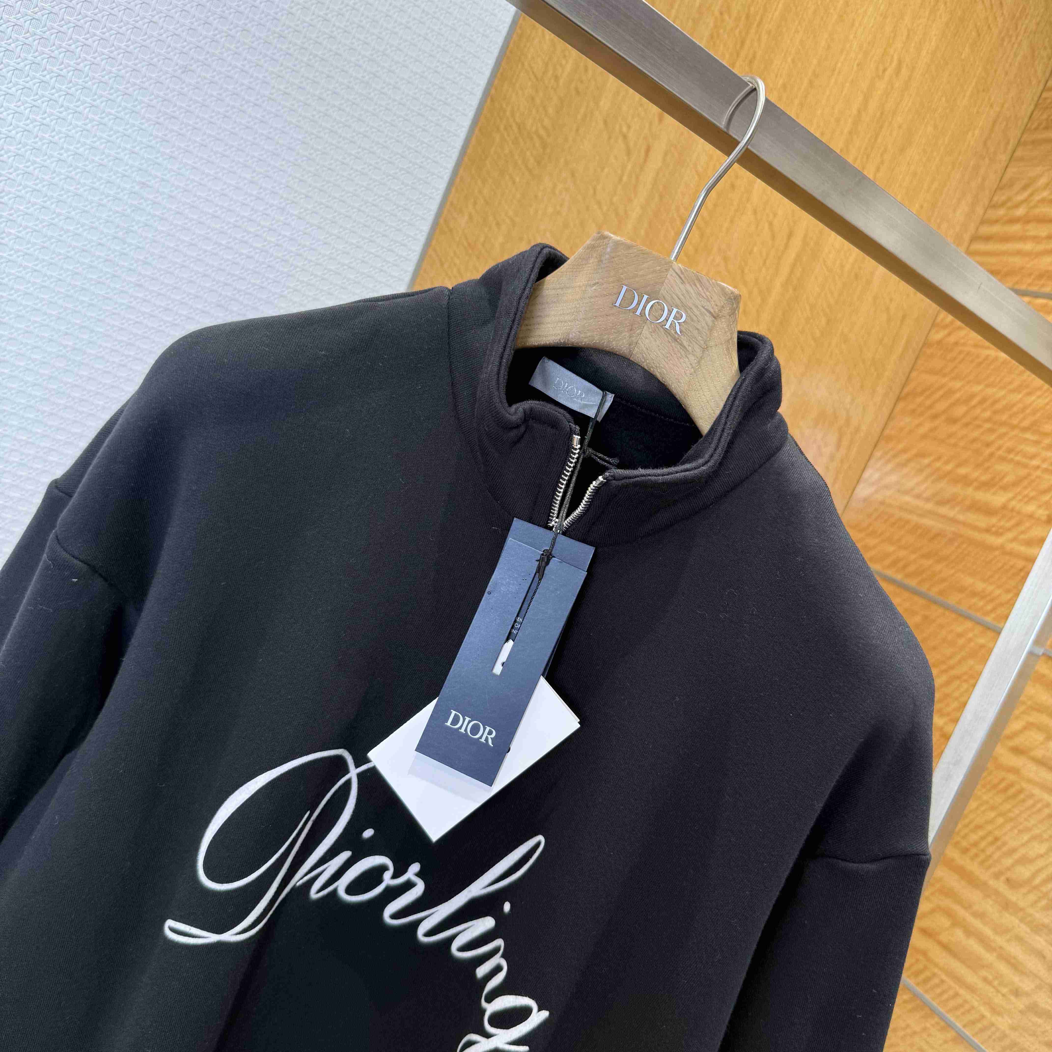 Dior Diorling Sweatshirt with Zipped Collar - DopestKickz