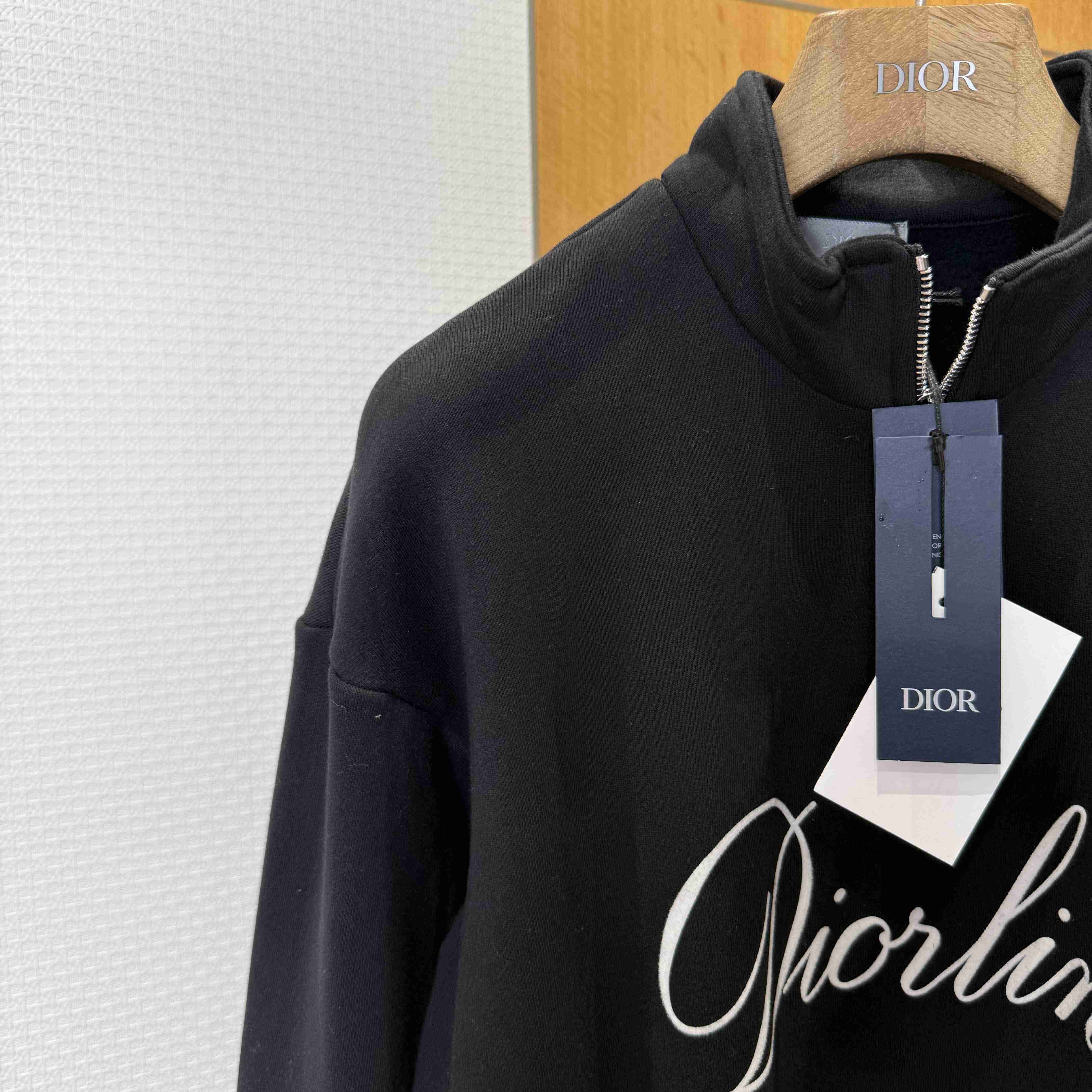 Dior Diorling Sweatshirt with Zipped Collar - DopestKickz
