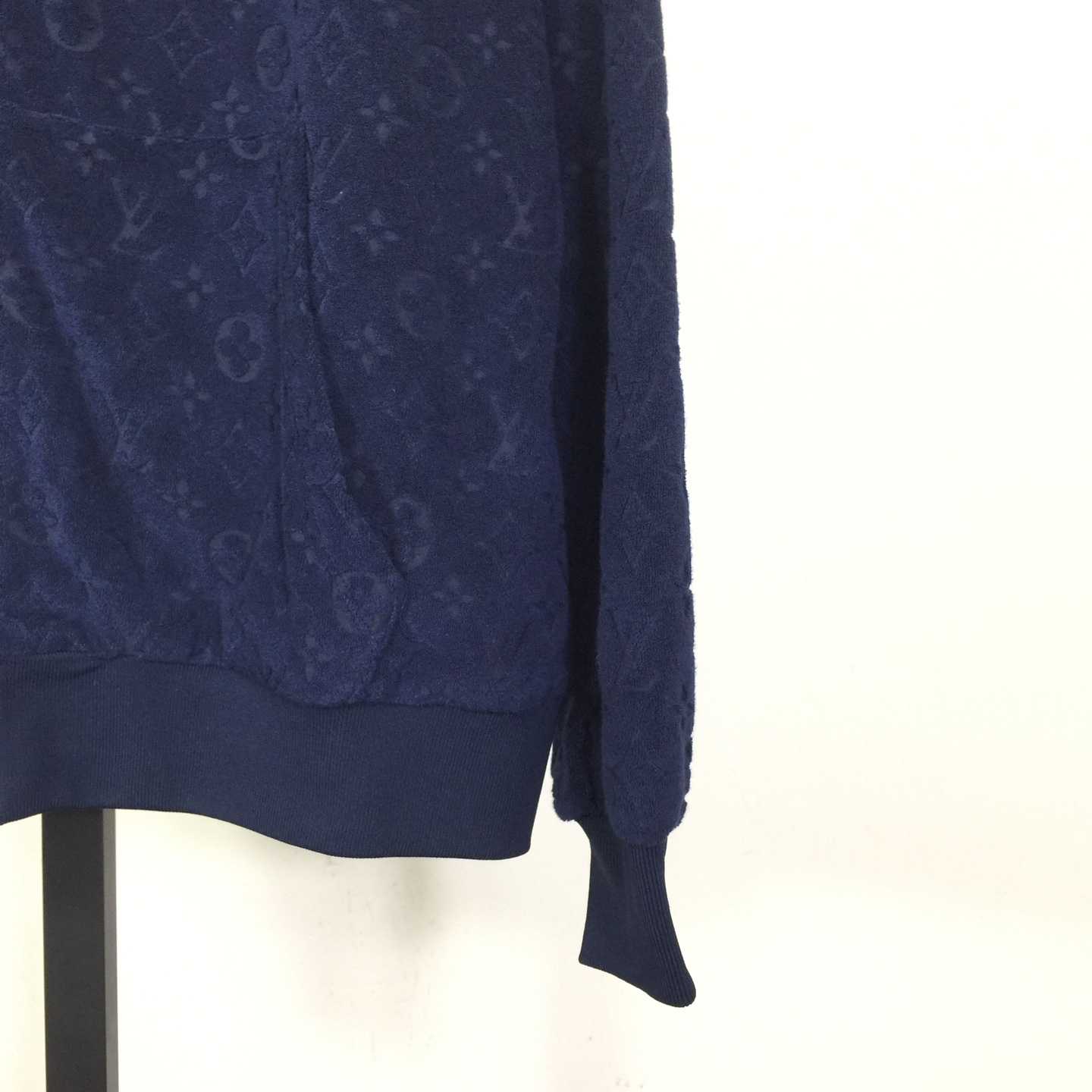 Louis Vuitton Monogram Terry Zip-Through Hoodie   1AHUWX - DopestKickz