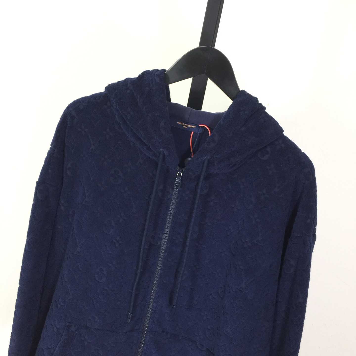 Louis Vuitton Monogram Terry Zip-Through Hoodie   1AHUWX - DopestKickz