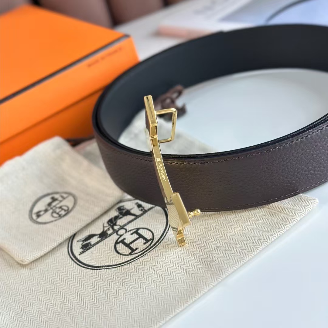 Hermes Reversible Leather Belts    38 mm - DopestKickz