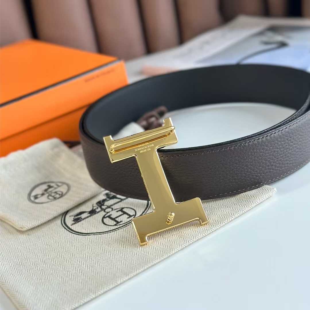 Hermes Reversible Leather Belts    38 mm - DopestKickz